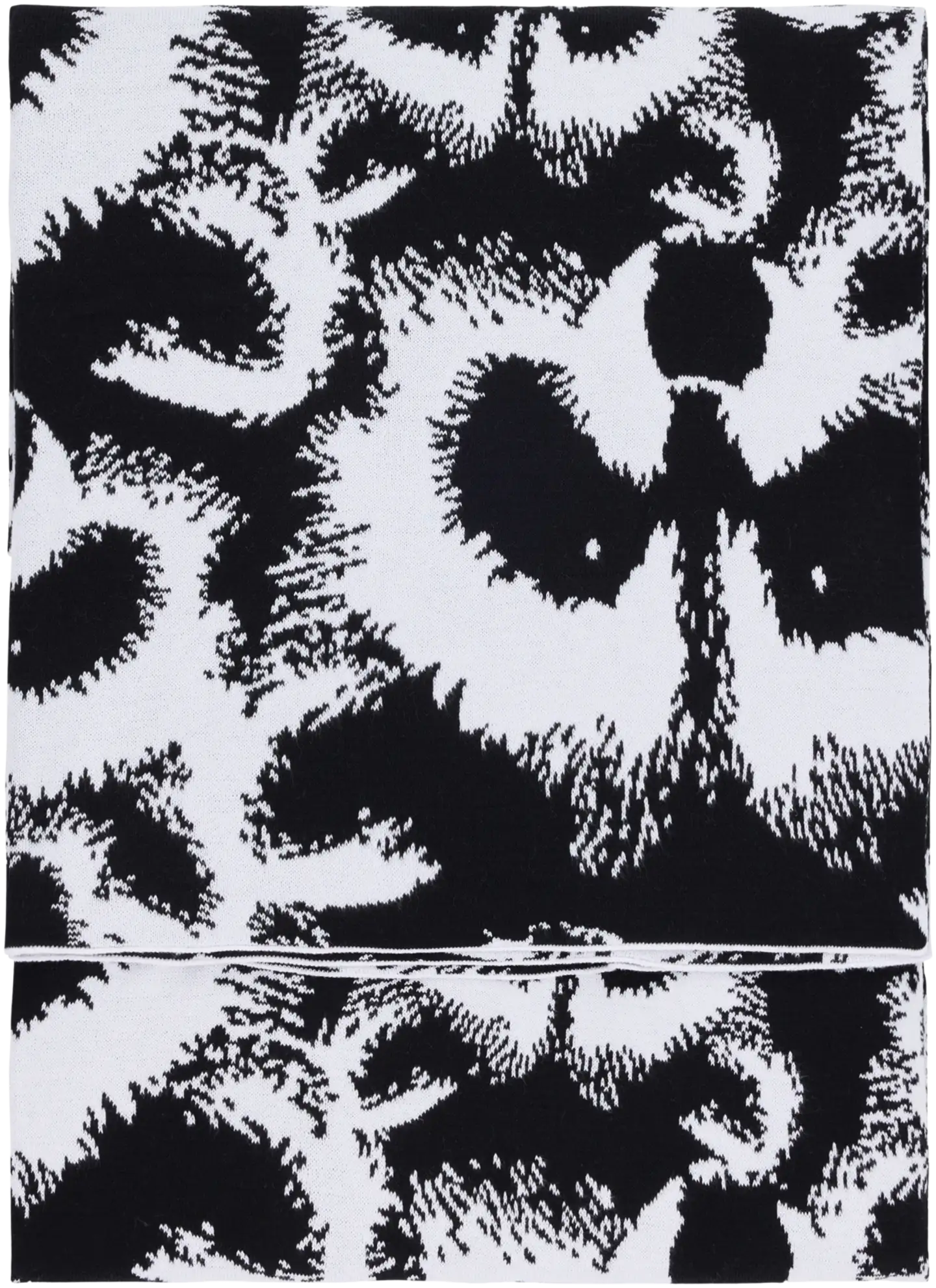 Finlayson neulostorkkupeitto Pesue 125x150cm musta/valkoinen - 1