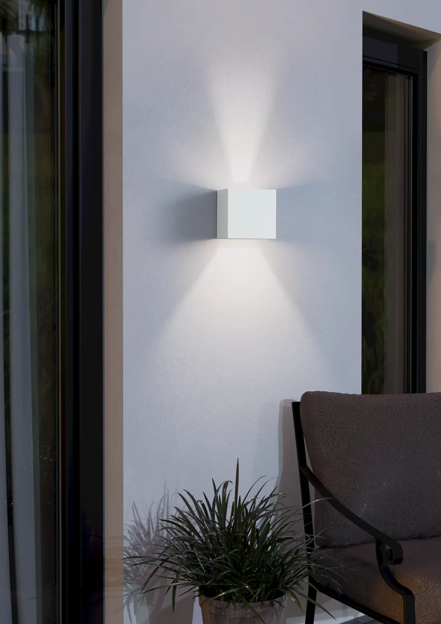 EGLO ulkoseinävalaisin BARCAROLA-E LED, 4,5W, valkoinen, IP44 - 2