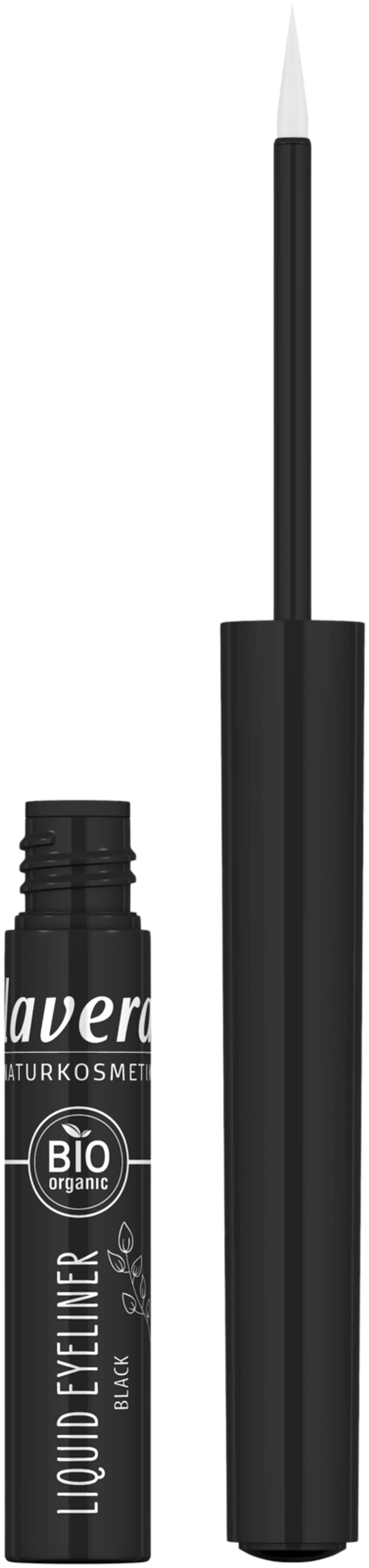 lavera Liquid Eyeliner nestemäinen silmänrajaus black 01 2,8 ml - Musta