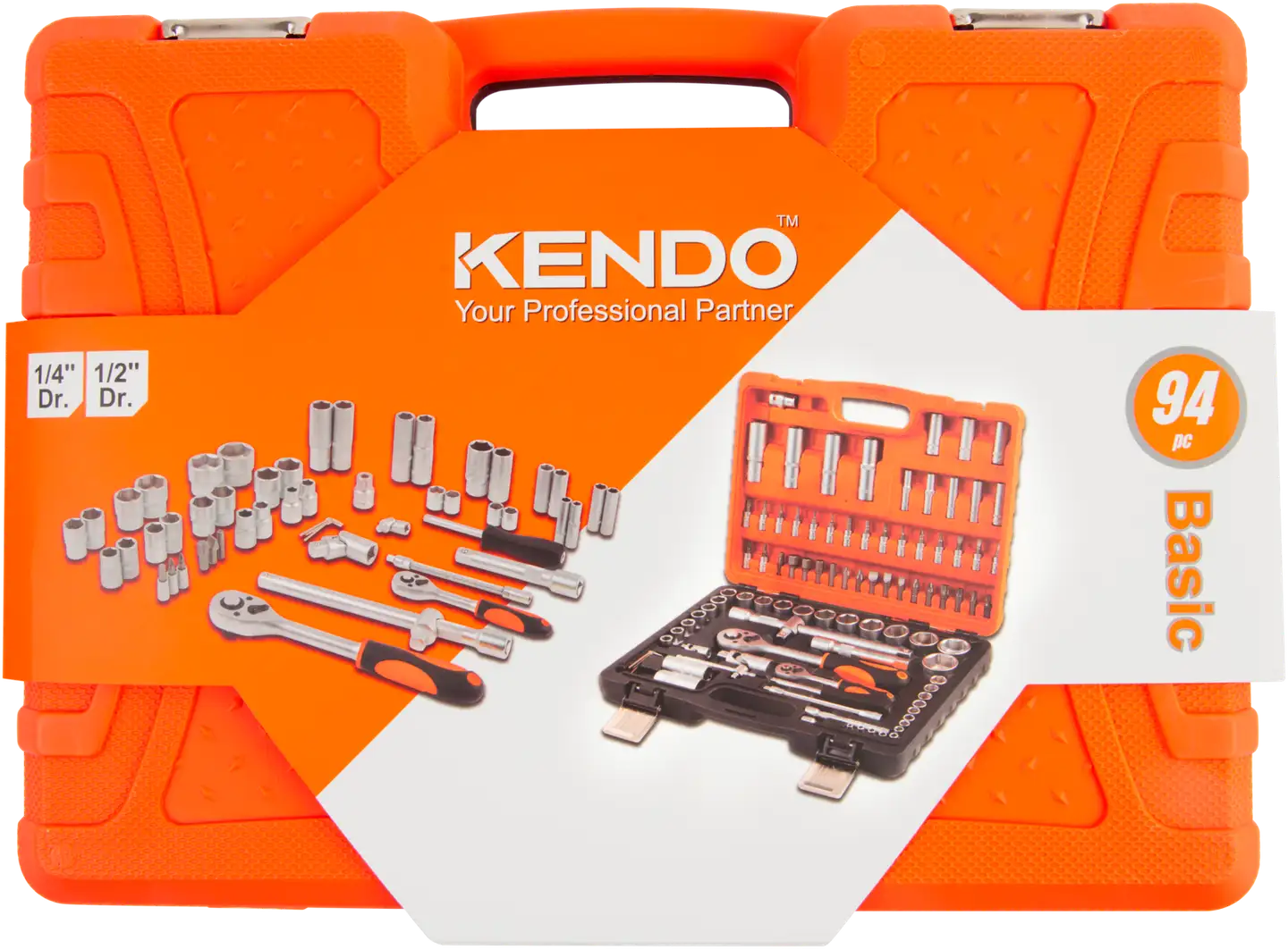 Kendo hylsysarja 94-os 1/4” & 1/2” - 3