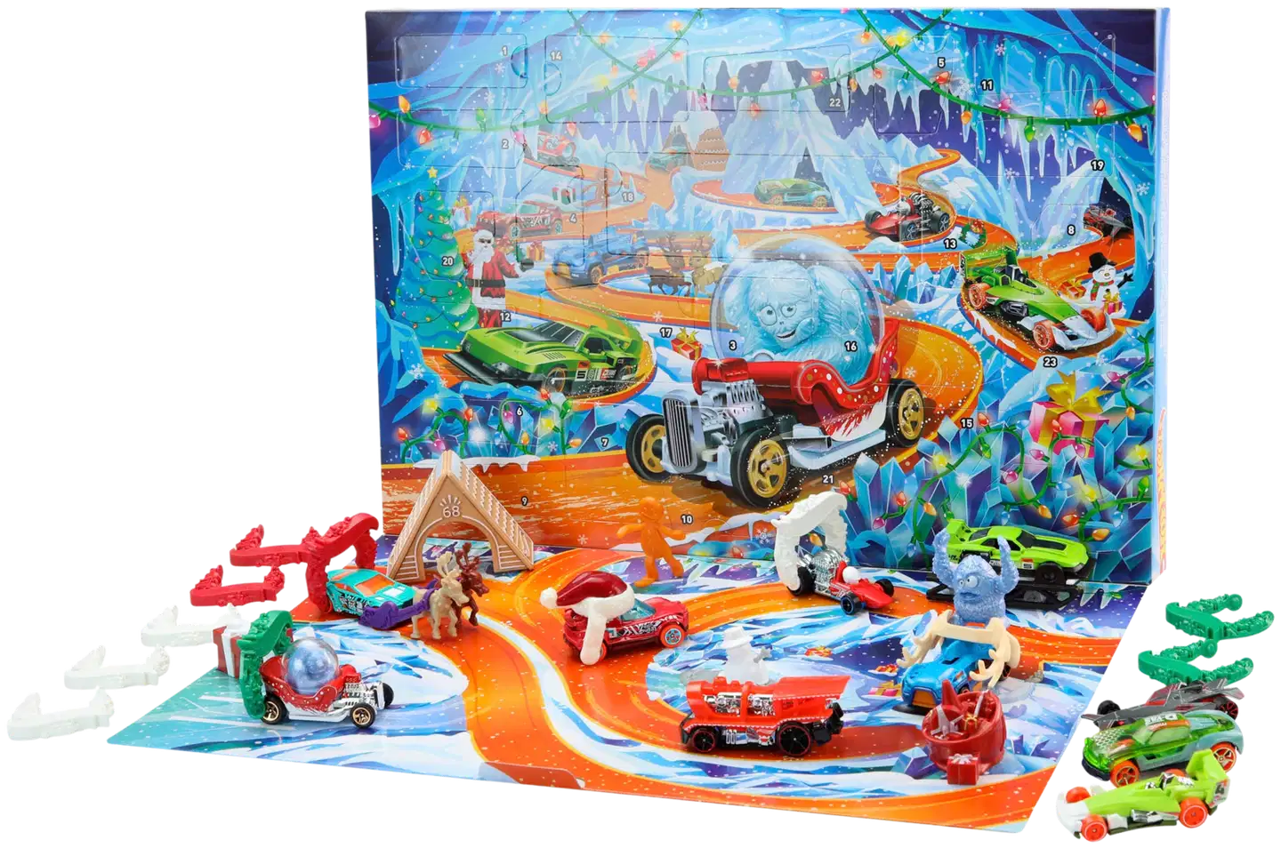 Hot Wheels -pikkuautojoulukalenteri - 4