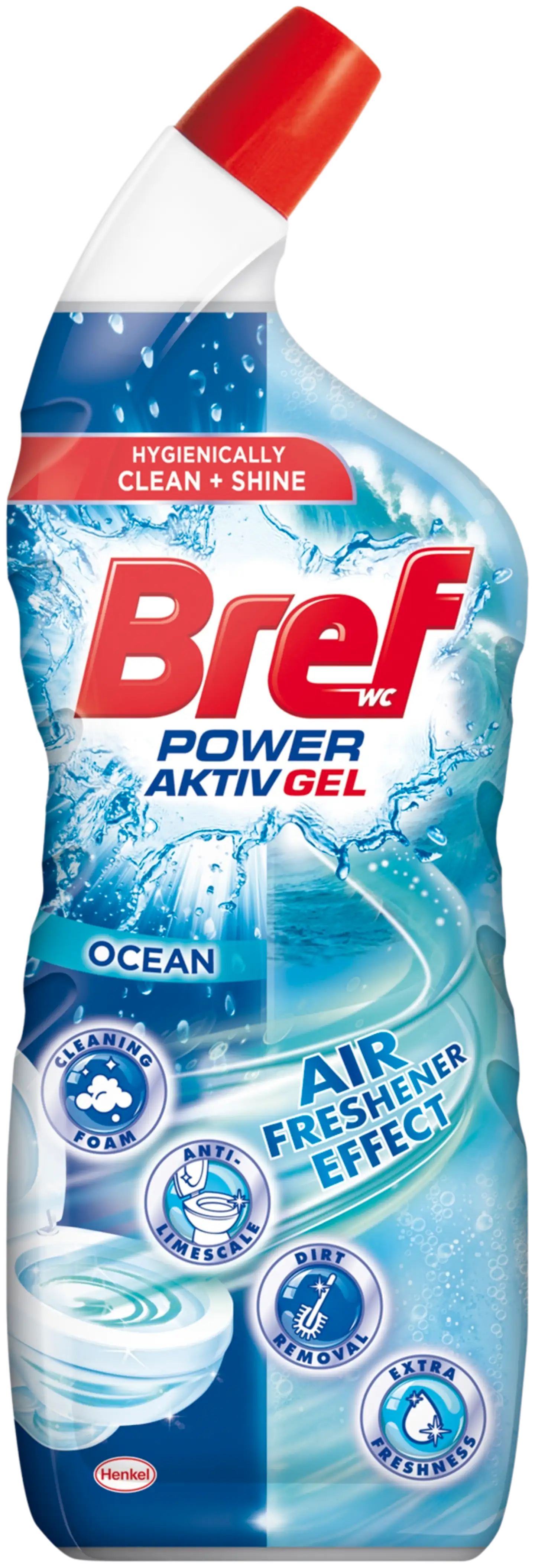 Bref 700ml Power Aktiv Gel Ocean WC Puhdistusaine