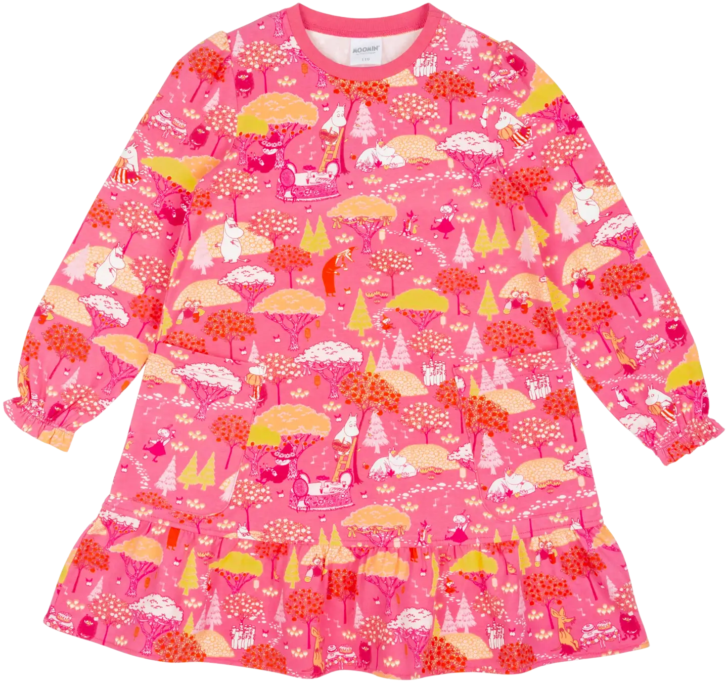 Moomin by Martinex lasten mekko Sadonkorjuu 584891 - Pinkki - 1