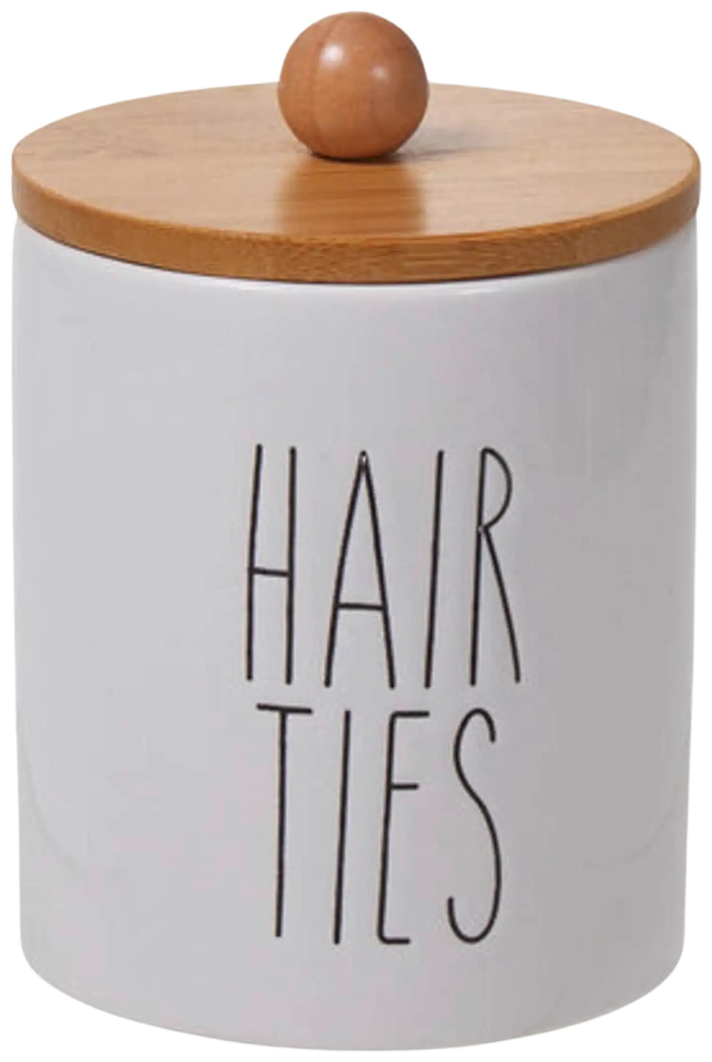 AmandaB keraaminen purkki hair ties, valkoinen