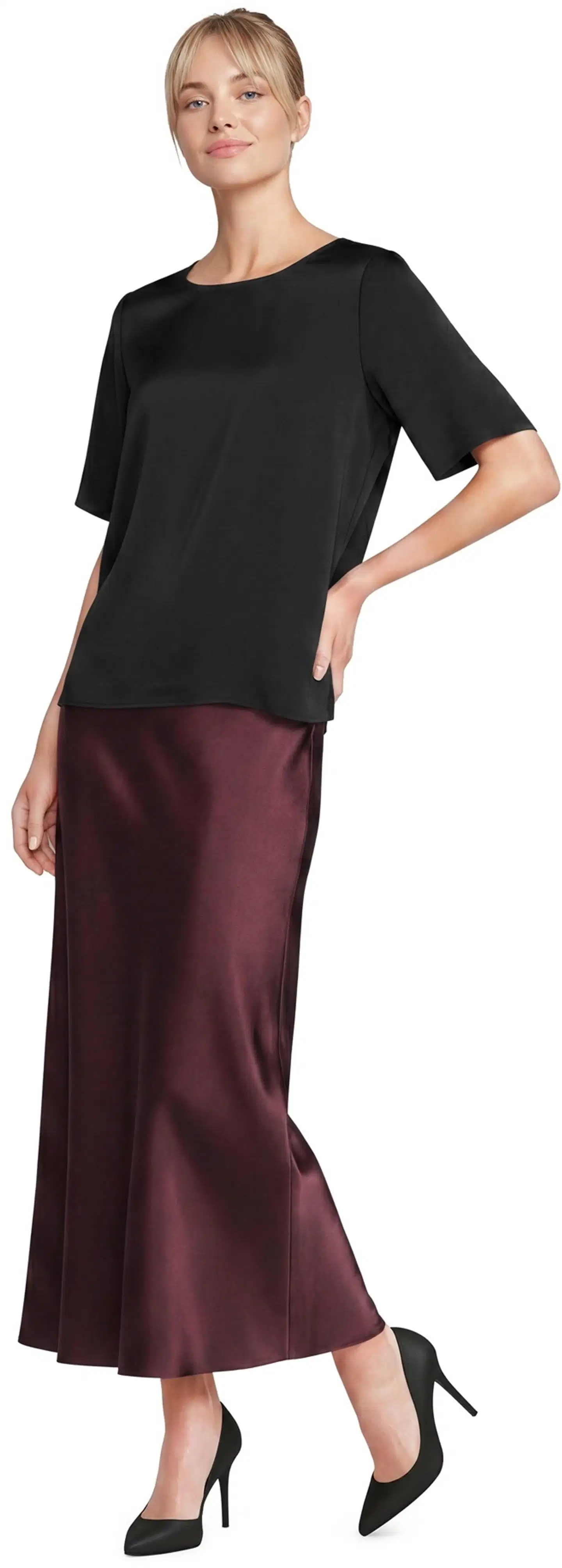 London Fog naisten juhlapusero 228L264031 - black - 4