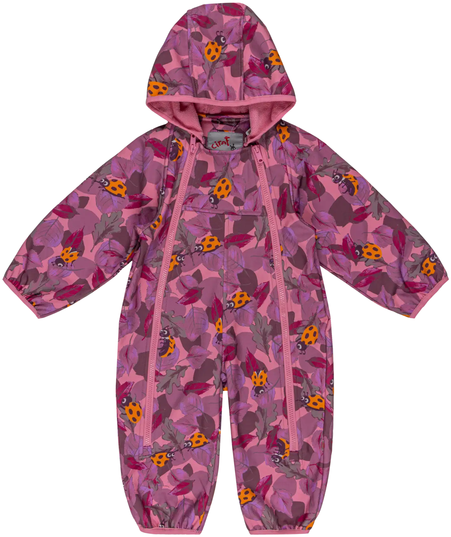 Ciraf vauvojen softshellhaalari Leppikset 252B07260D PatternLab - Rose - 1