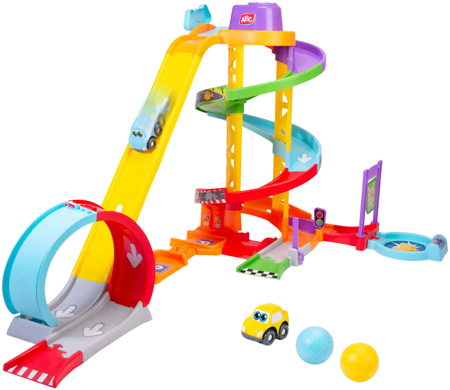 Dickie Toys - ABC Race N Loop rata, 2 autoa ja 2 kuulaa - 2