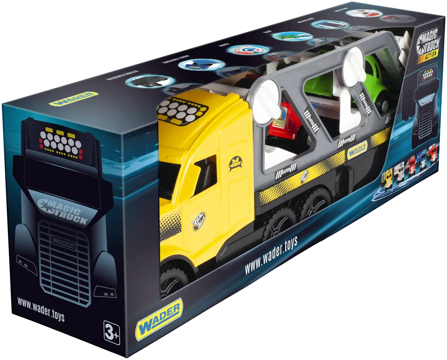 Wader Magic Truck Action -Biltransportbil - 3