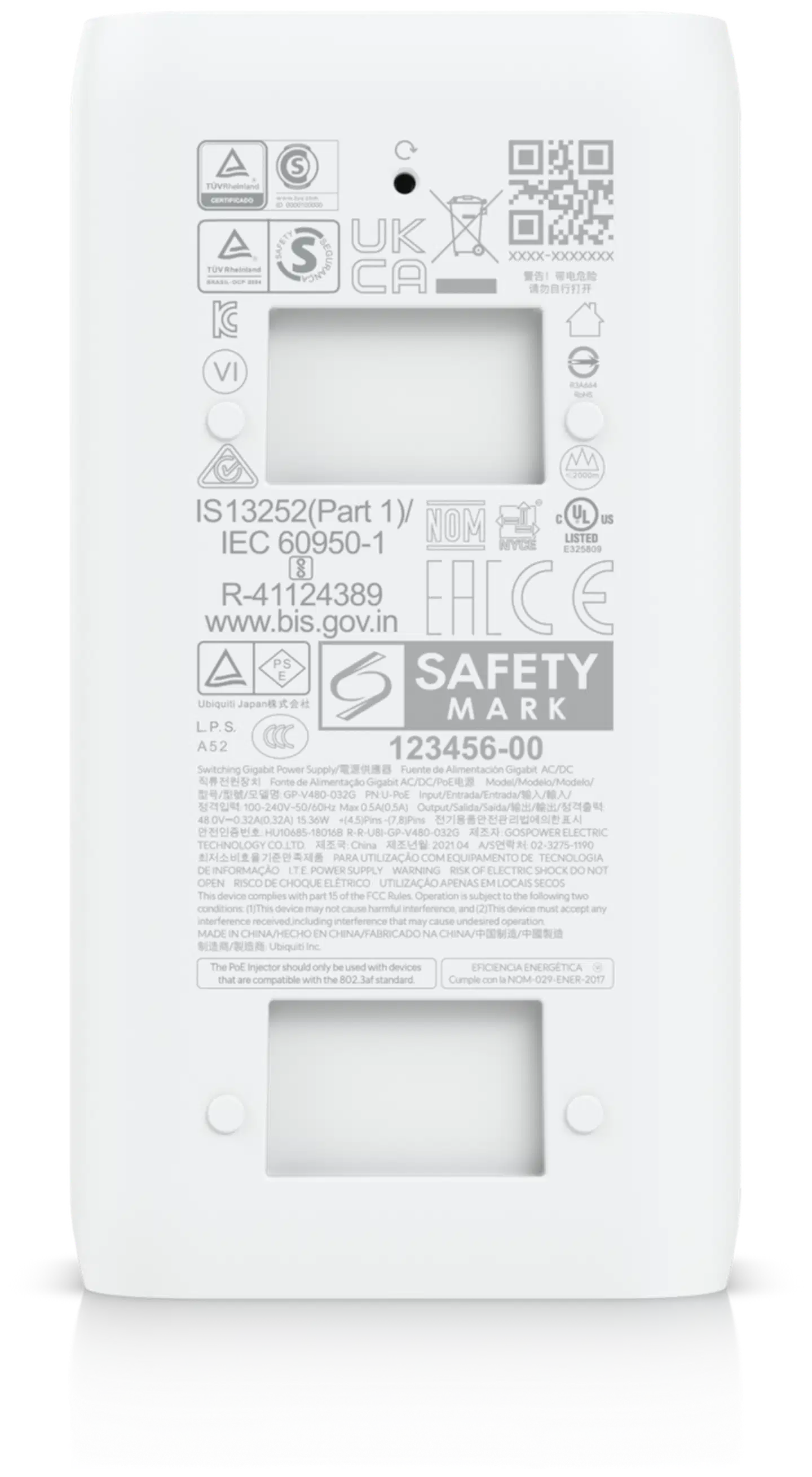 Ubiquiti 15W PoE -adapteri U-Poe - 7