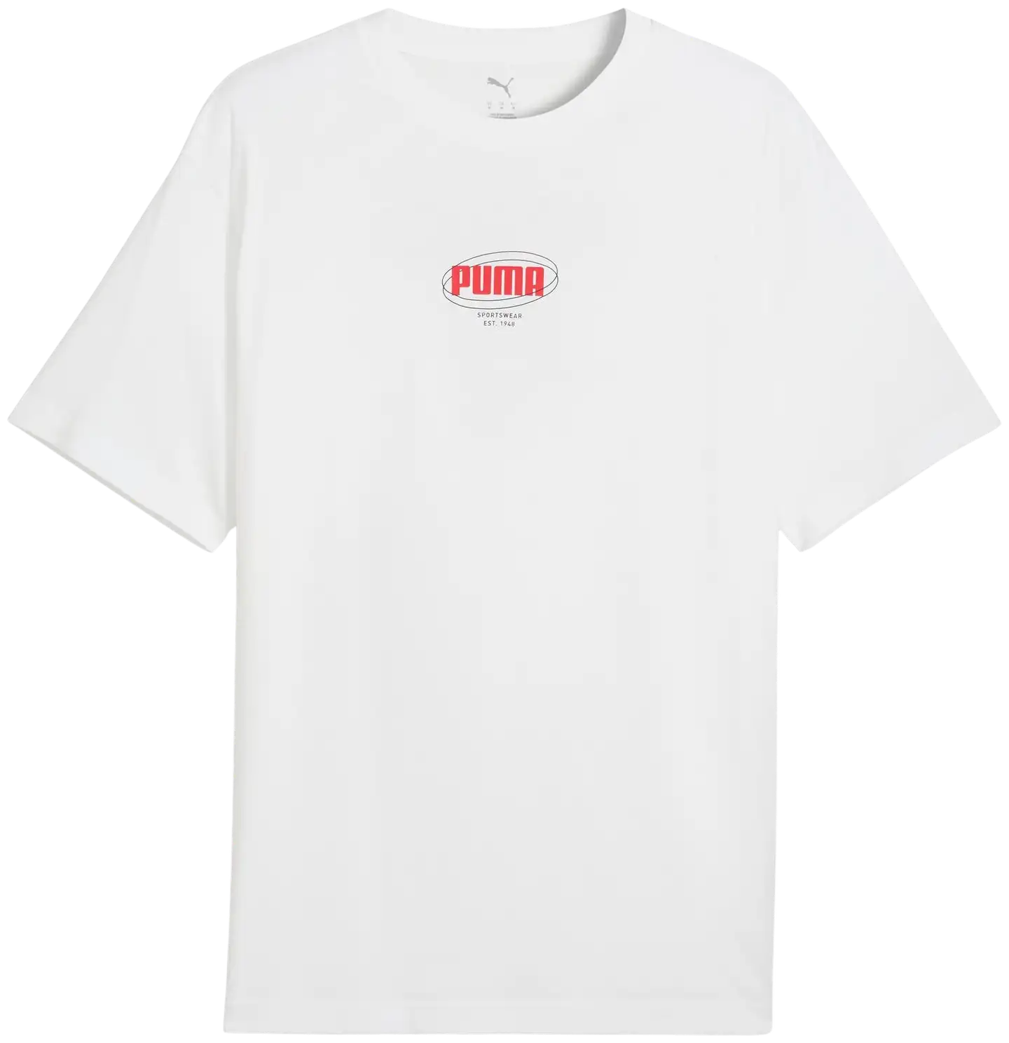 Puma miesten t-paita Ess Logo Lab Relaxed - Puma White - 1