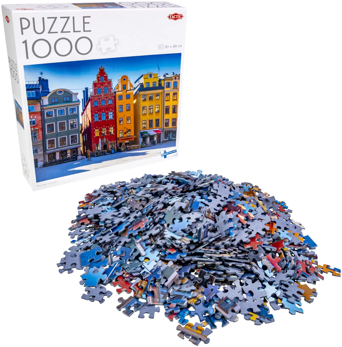 Tactic Palapeli Puzzle Lovers Stortorget in Sweden 1000 palaa - 2