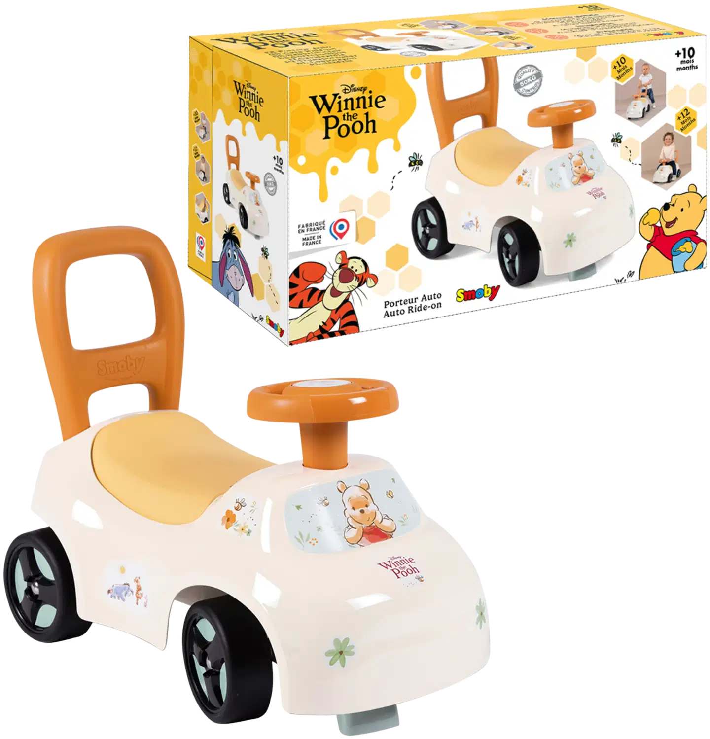 Smoby  Nalle Puh Auto 2in1 Ride-on - 1