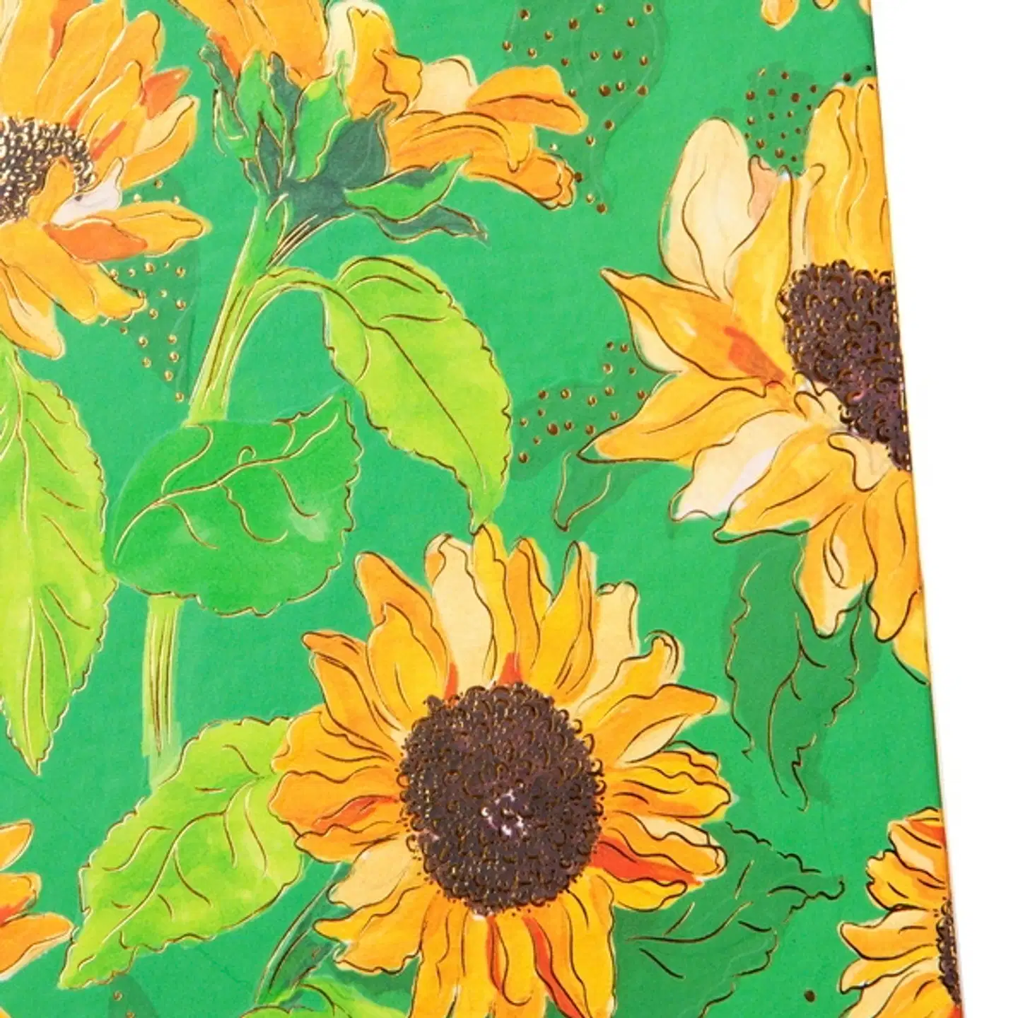 Goldbuch sunflower vihreä muistikirja A5/200 - 3