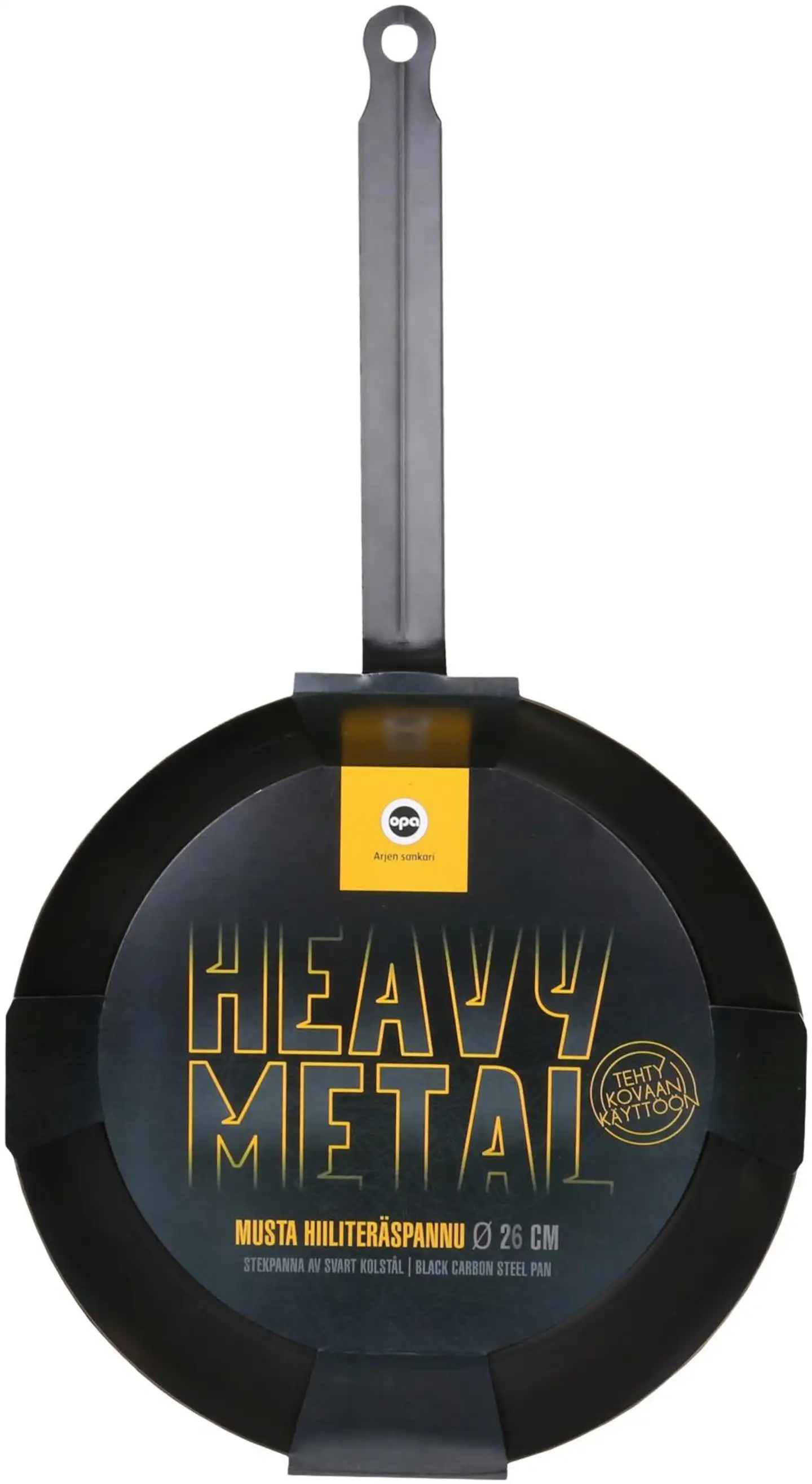 Opa Heavy Metal Hiiliteräspannu 26 cm - 2