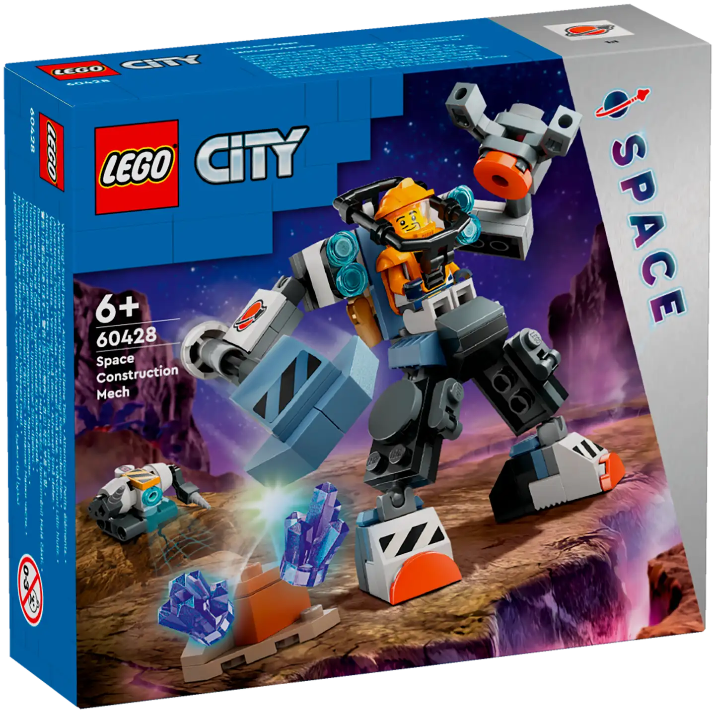 LEGO City Space 60428 Avaruusrobotti rakennustöihin - 1