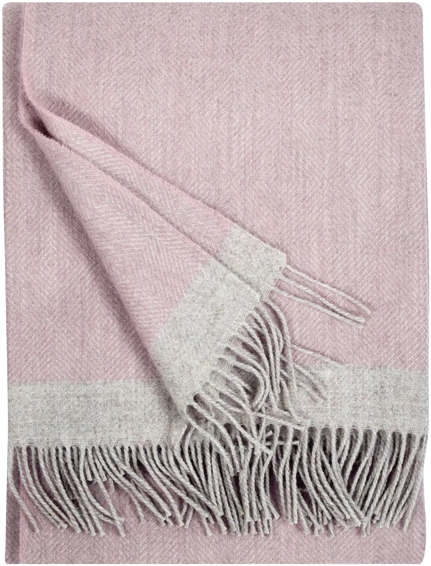 Lapuan Kankurit huopa Rauha 130x180cm+haps. roosa-beige - 1