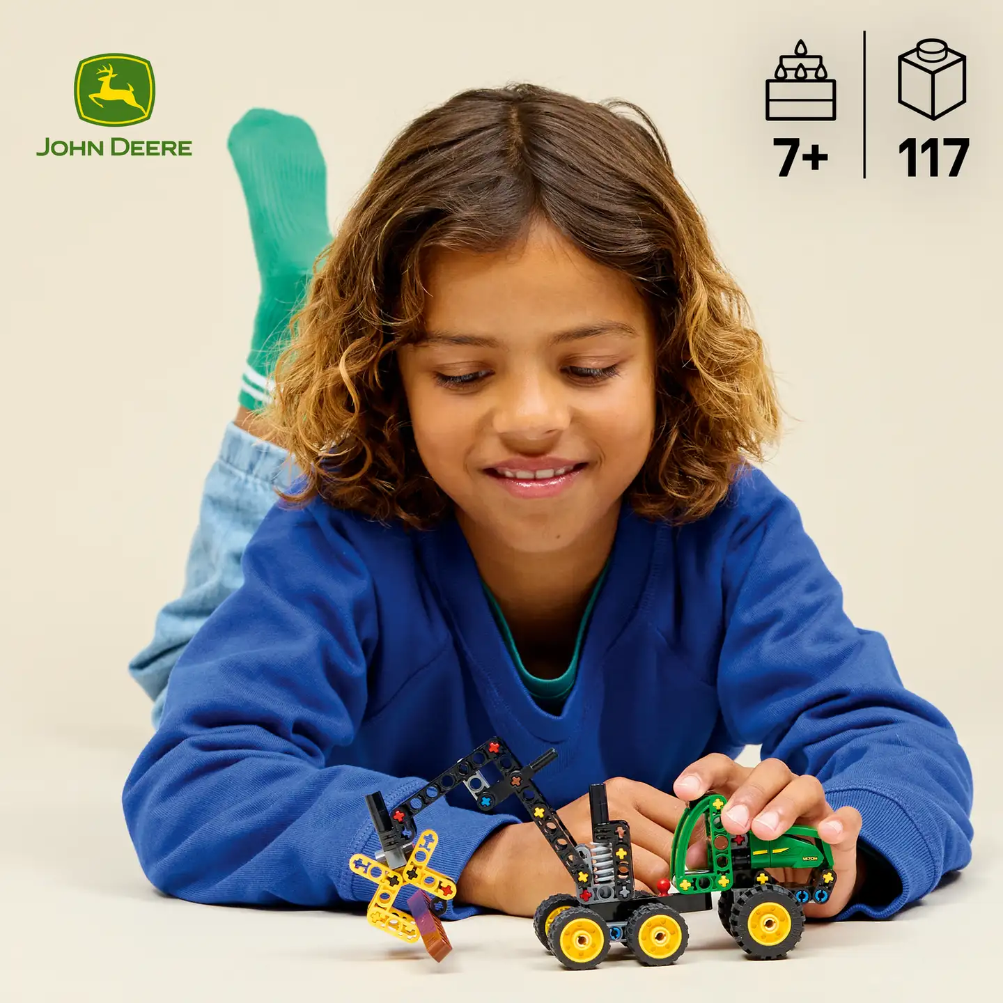 LEGO® Technic 42218 Pyörillä varustettu John Deere 1470H ‑harvesteri - 10
