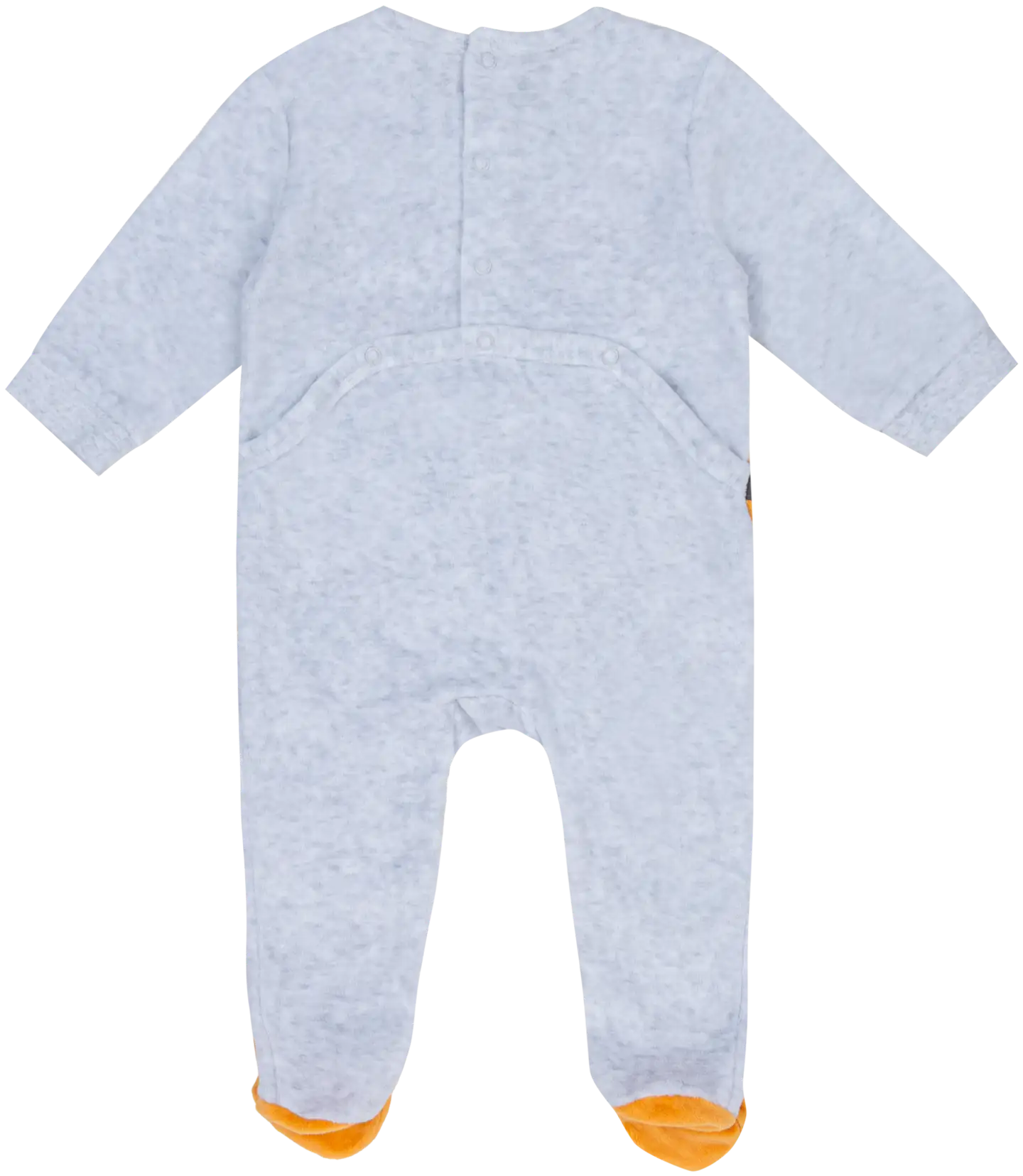 TEX BABY vauvojen velourpyjama Roar - GREY CHINE LIGHT - 2