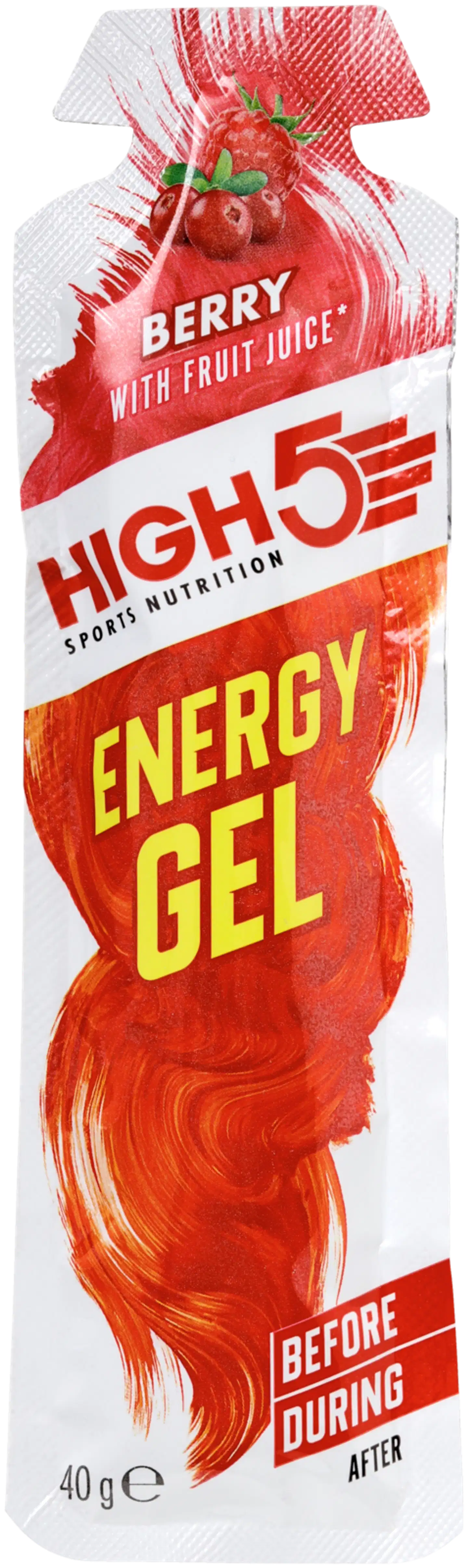 High5 nopeavaikutteinen marjojen makuinen  energiageeli 40g
