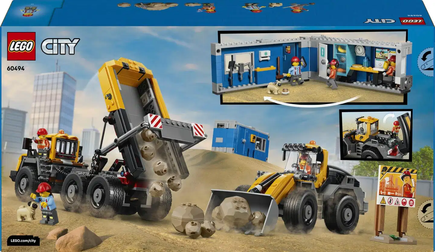 LEGO® City Big Vehicles 60494 Kippiauto ja etukuormaaja - 4