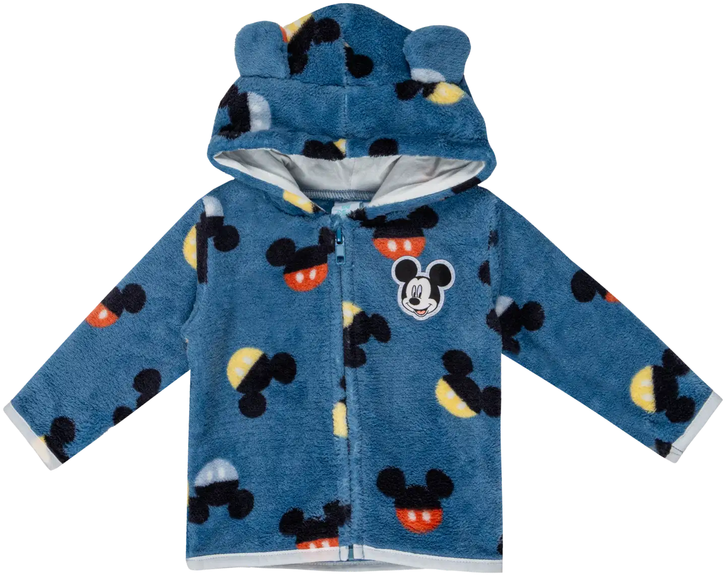 Disney vauvojen vetoketjullinen fleecehuppari Mikki Hiiri ZH00007 - Sininen - 1