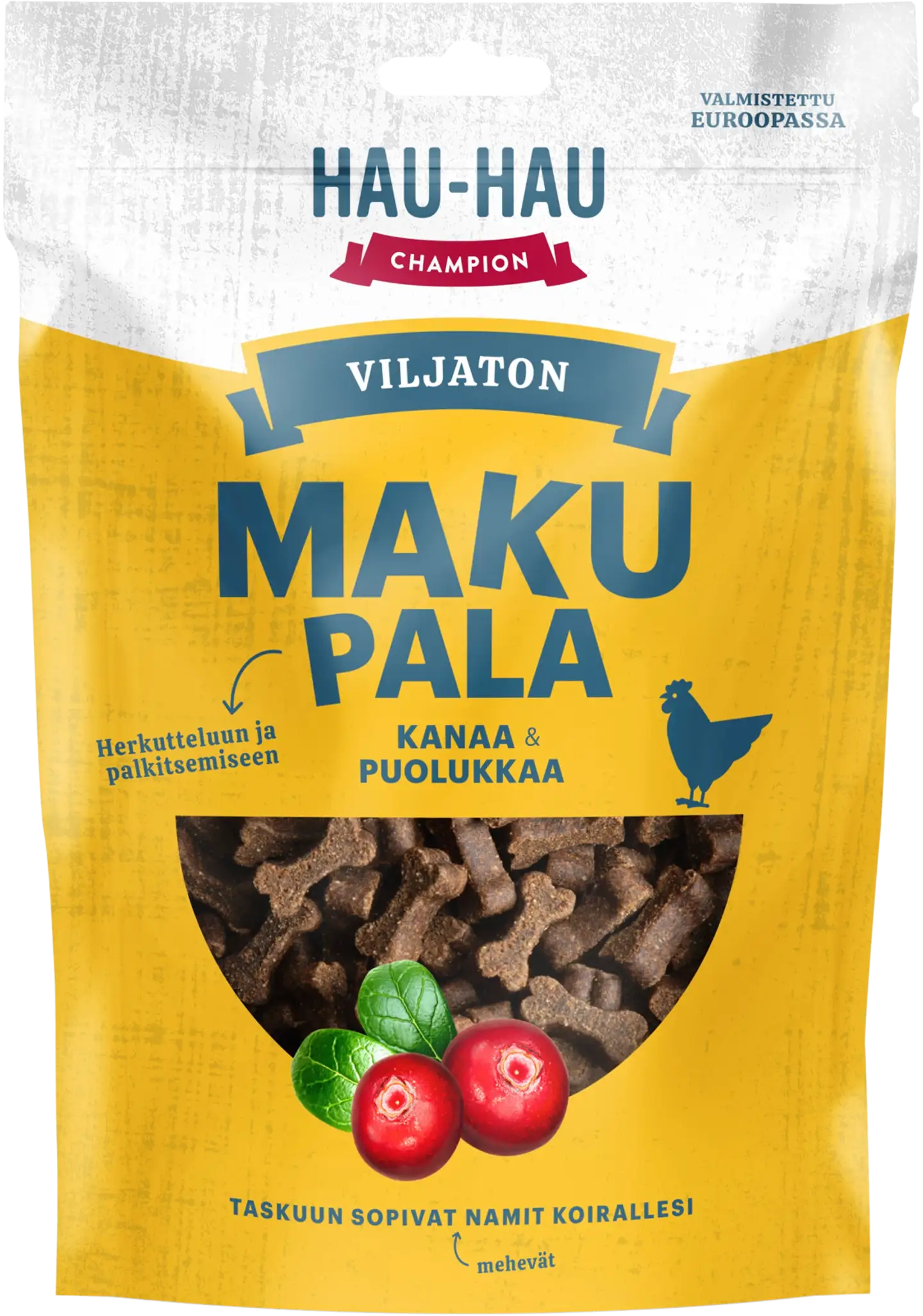 Hau-Hau Champion Viljaton Makupala kana-puolukka 200 g