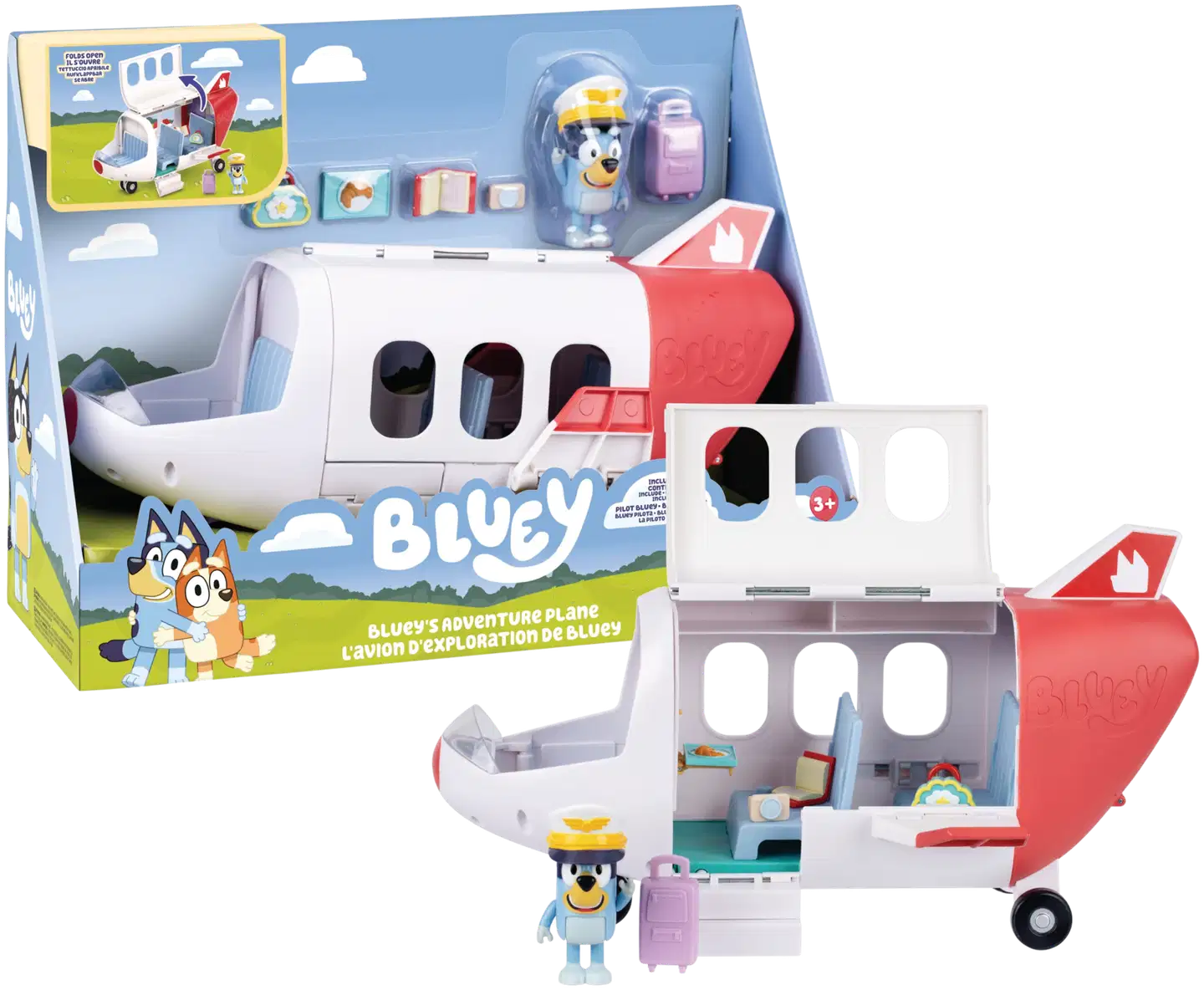 Bluey Jet-lentokoneleikkisarja - 3