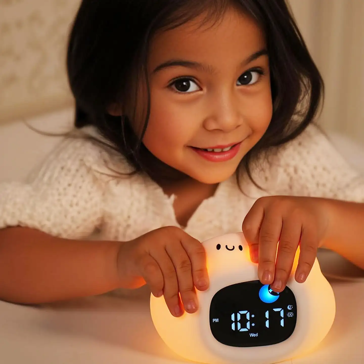 Pilvi yövalo ja kello ja kohinalaite - 11