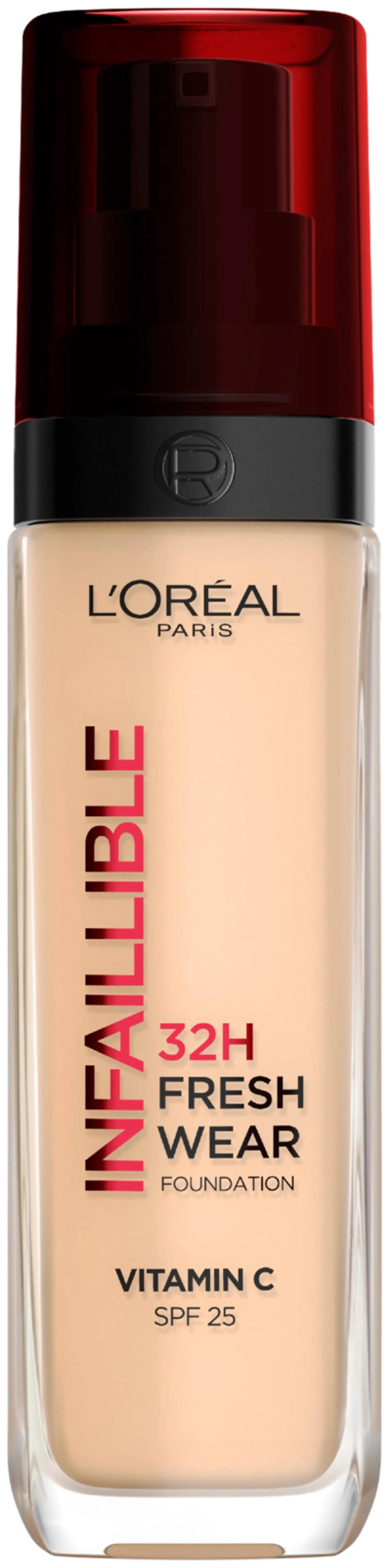 L'Oréal Paris Infaillible Fresh Wear 100 Warm Undertone meikkivoide 30ml - 1