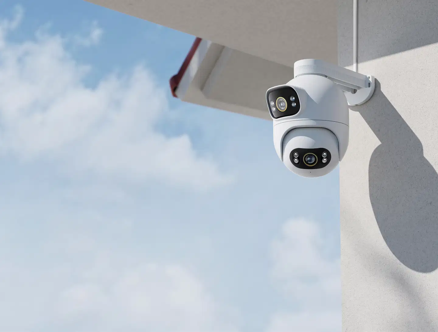 Imilab EC6 Dual 3K+3K WiFi -valvontakamera kahdella objektiivilla ulkokäyttöön CMSXJ68A - 24