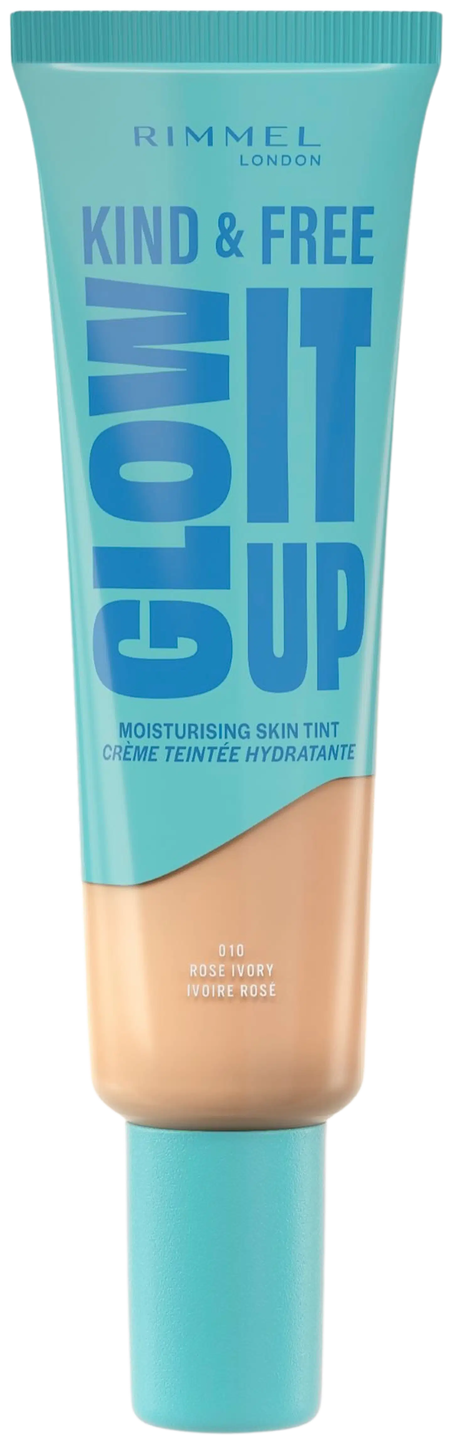 Rimmel Kind & Free Moisturizing Skin Tint 30 ml, 150 Rose Vanilla meikkivoide - 10 Rose - 1