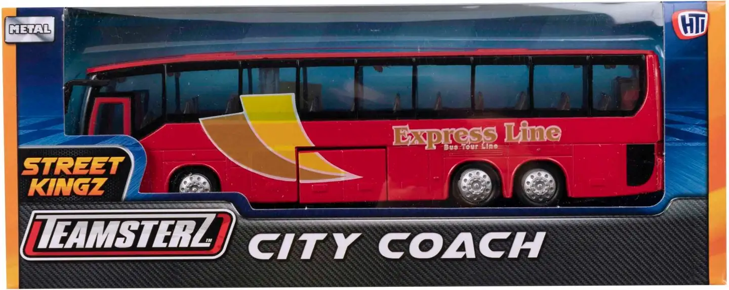 Teamsterz lelu Die-Cast City Coach linja-auto - 5