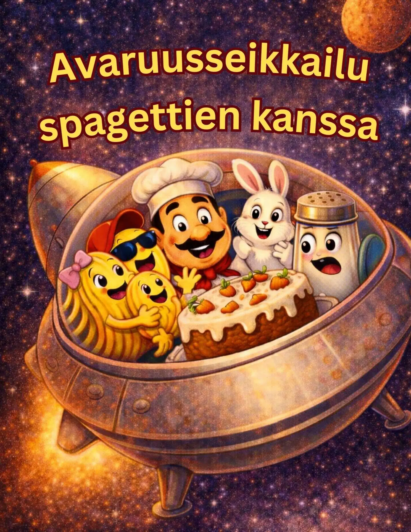 Martinicorena, Avaruusseikkailu spagettien kanssa