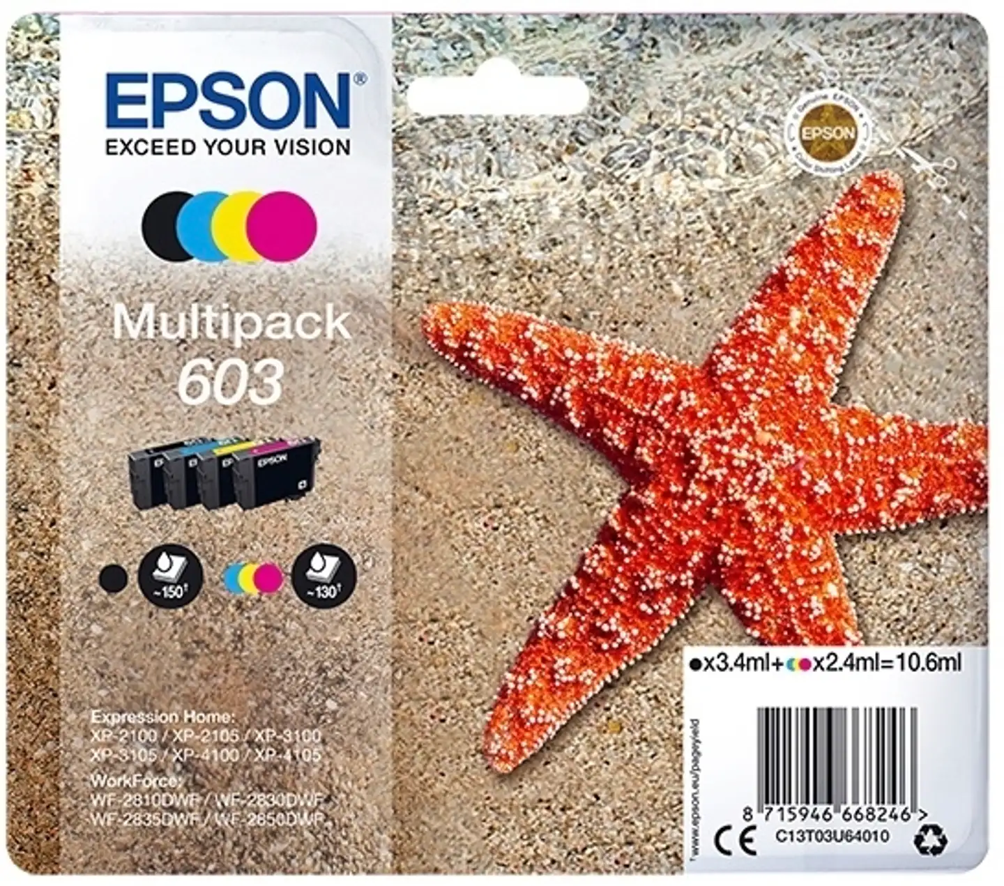 Epson 603 mustepatruuna multipack