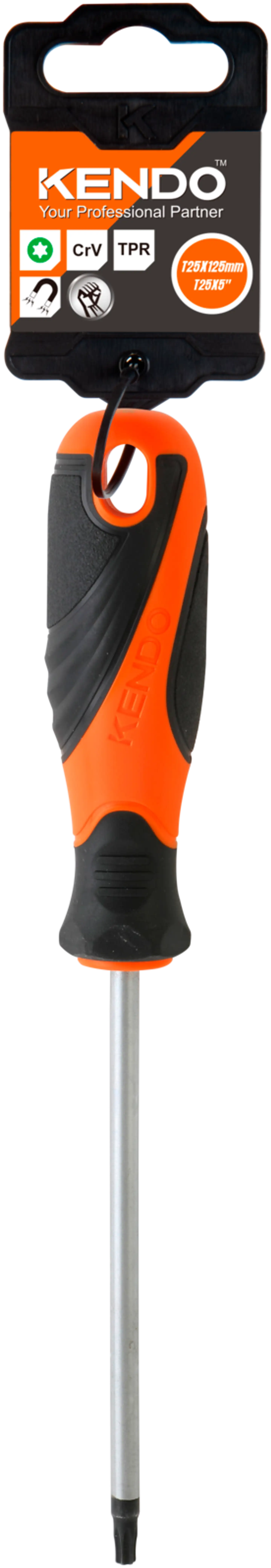 Kendo torx-ruuvimeisseli t25 × 125 mm / 5" - 1