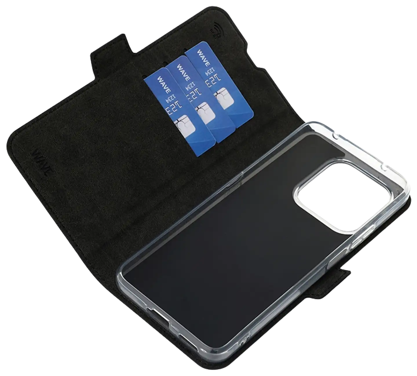 Wave Book Case, Honor 400 Smart, Musta - 4