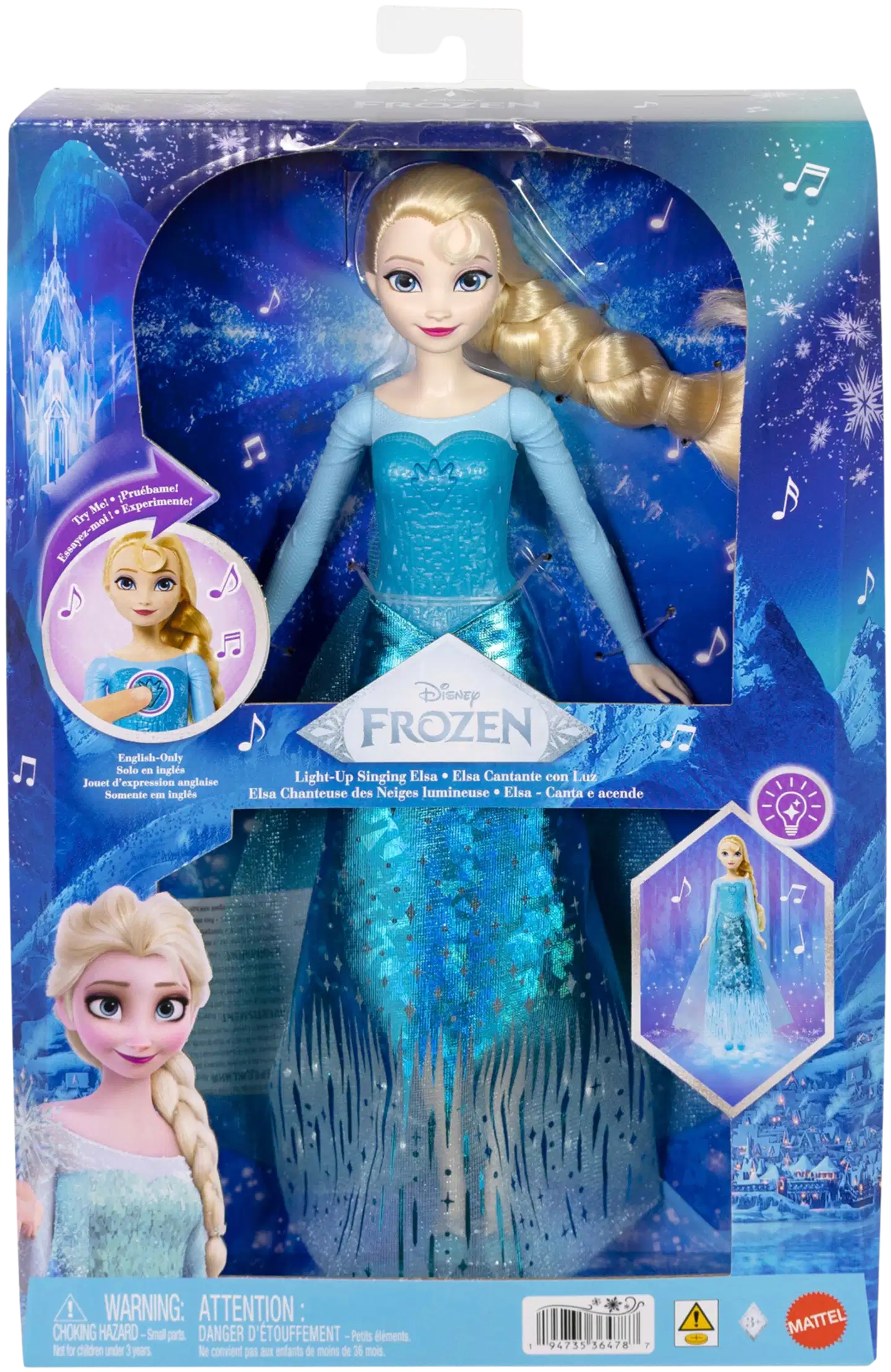 Disney Princess Frozen Elsa Ice Power -nukke - 2