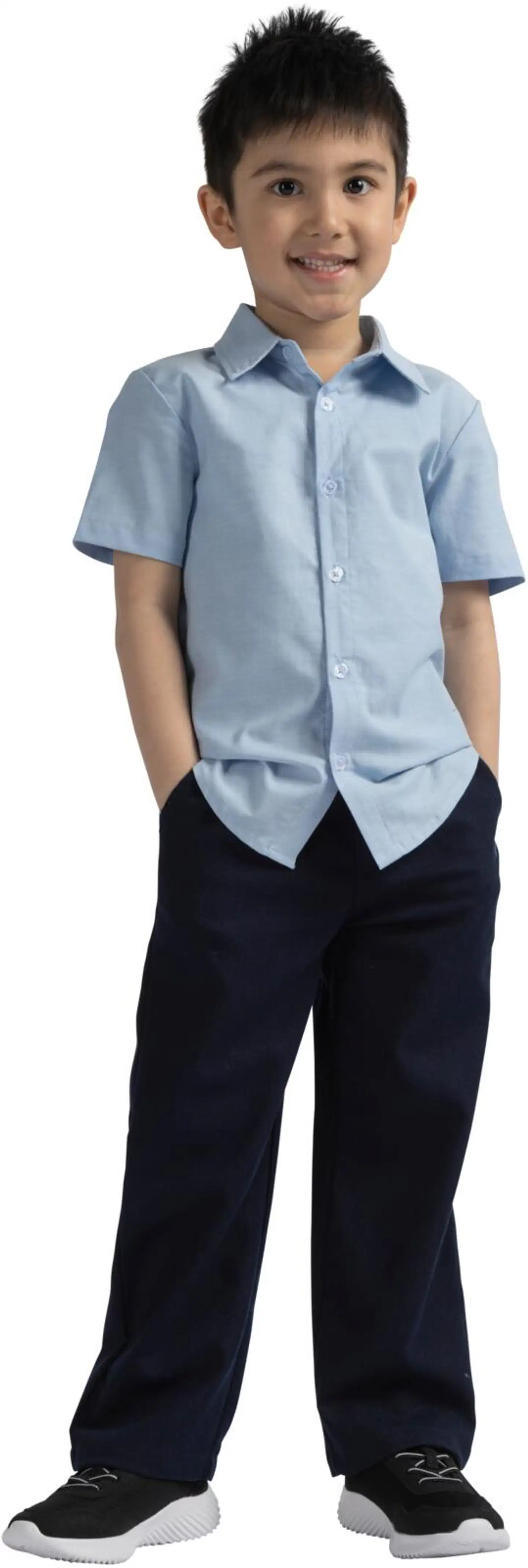 Ciraf lasten pellavahousut 25pc261626 - Navy - 8