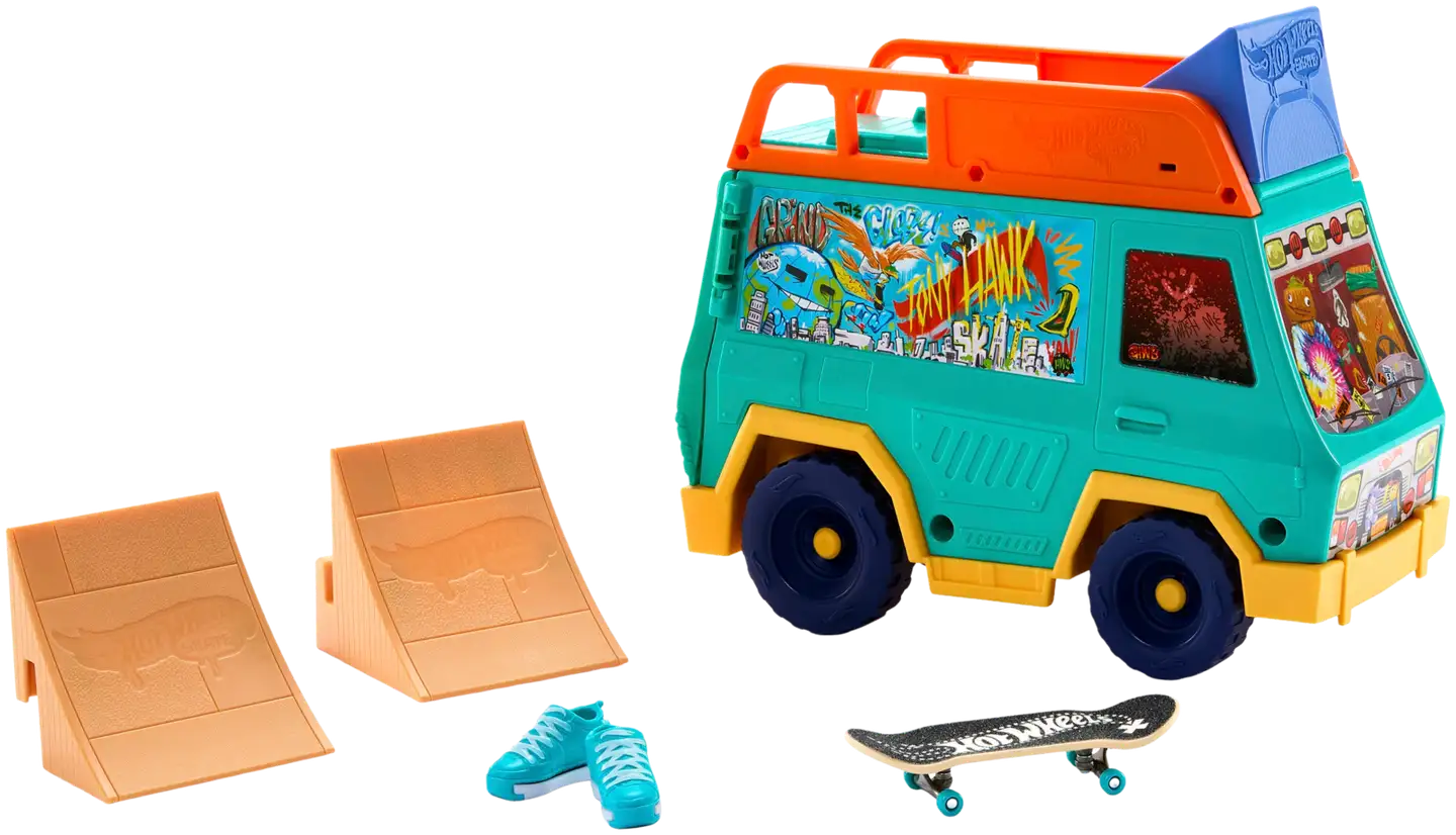 Hot Wheels Skate Van -Leikkisetti - 1