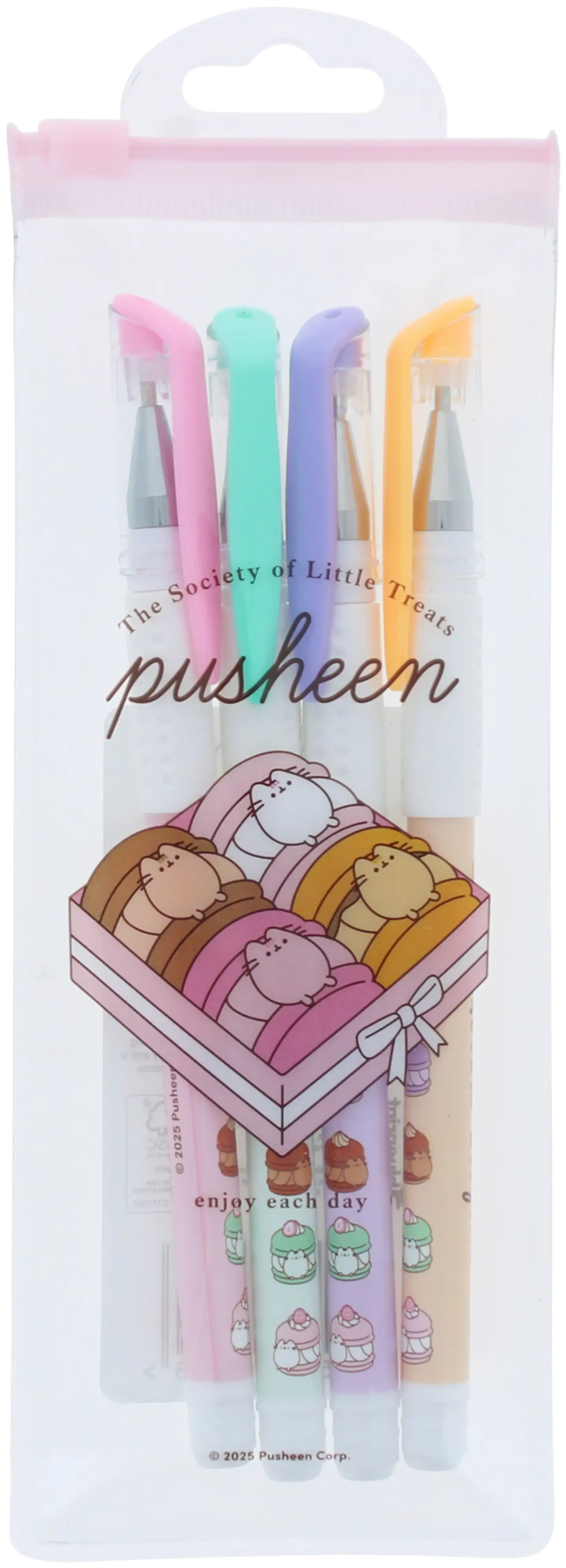 Pusheen Sweets geelikynät 4 kpl/pkt - 1