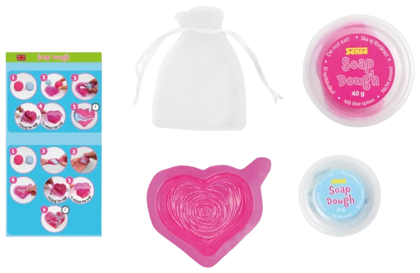 Sense DIY-saippua 1kpl Sydän - 2