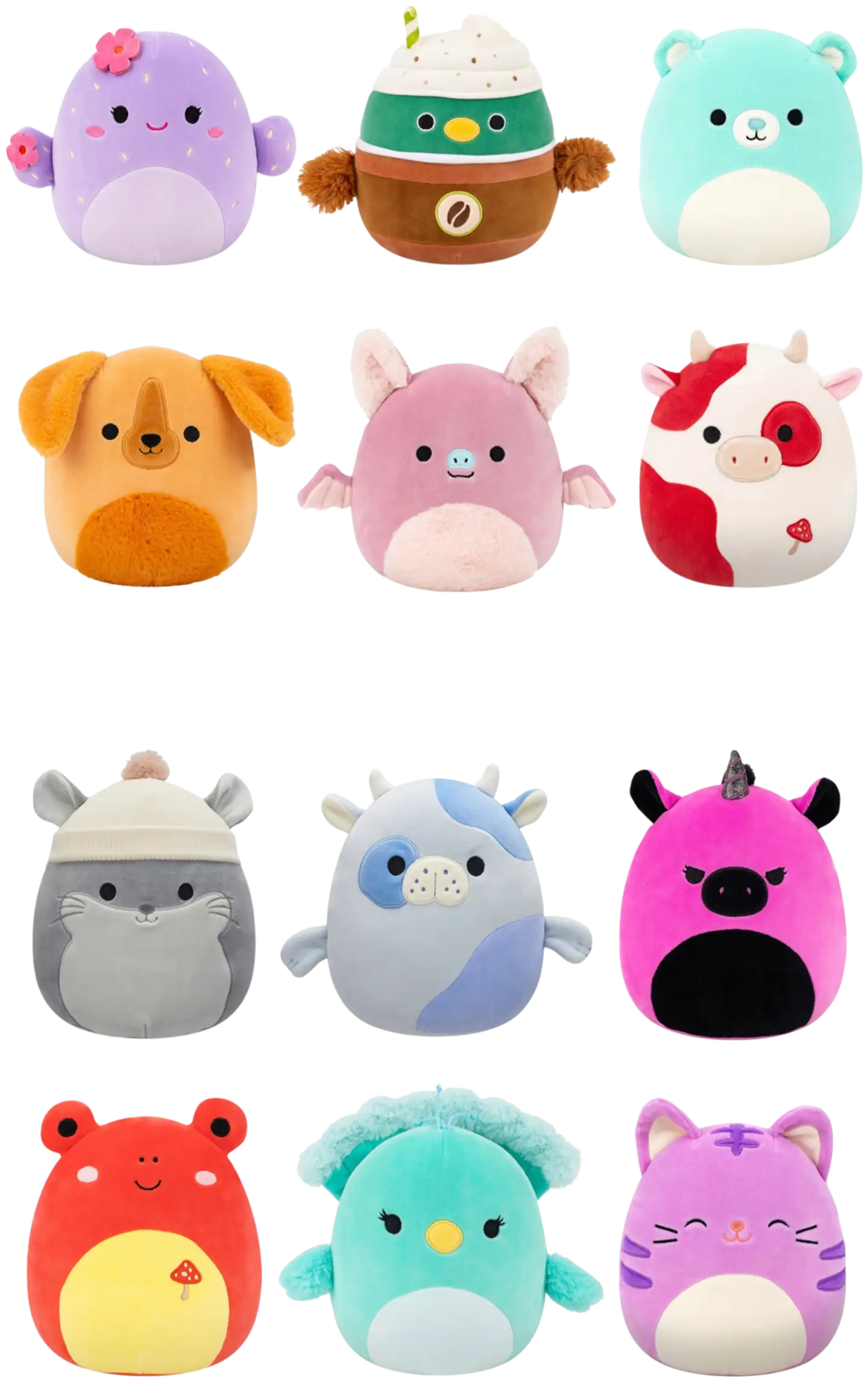 Squishmallows 19 cm P24 pehmo A ja C