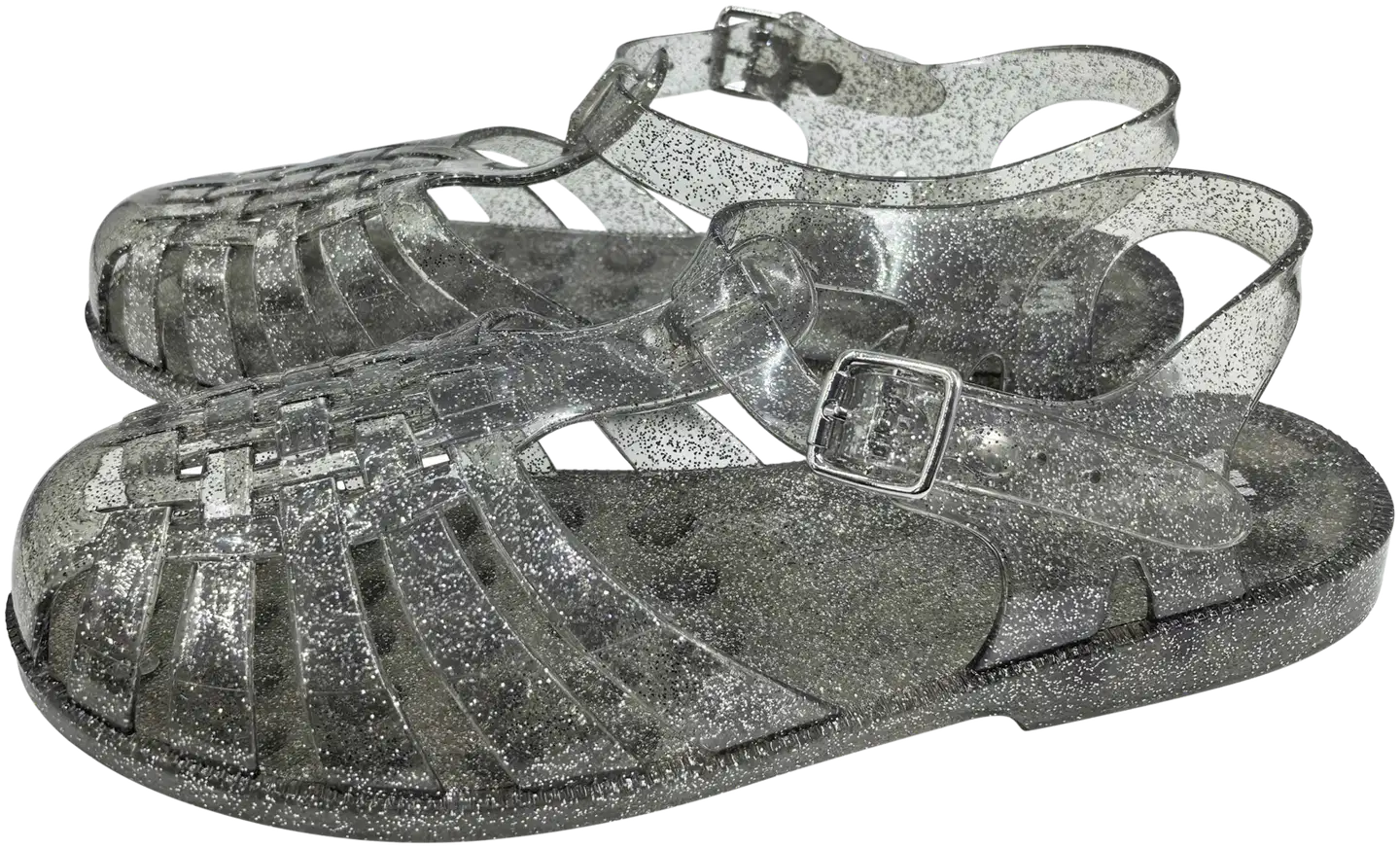 WKLY. naisten sandaalit Carina GP250442W - Black with glitter - 1