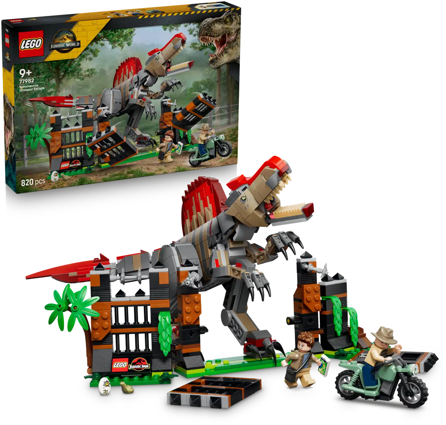 LEGO® Jurassic World 77982 Spinosaurus-dinosauruksen pako - 1