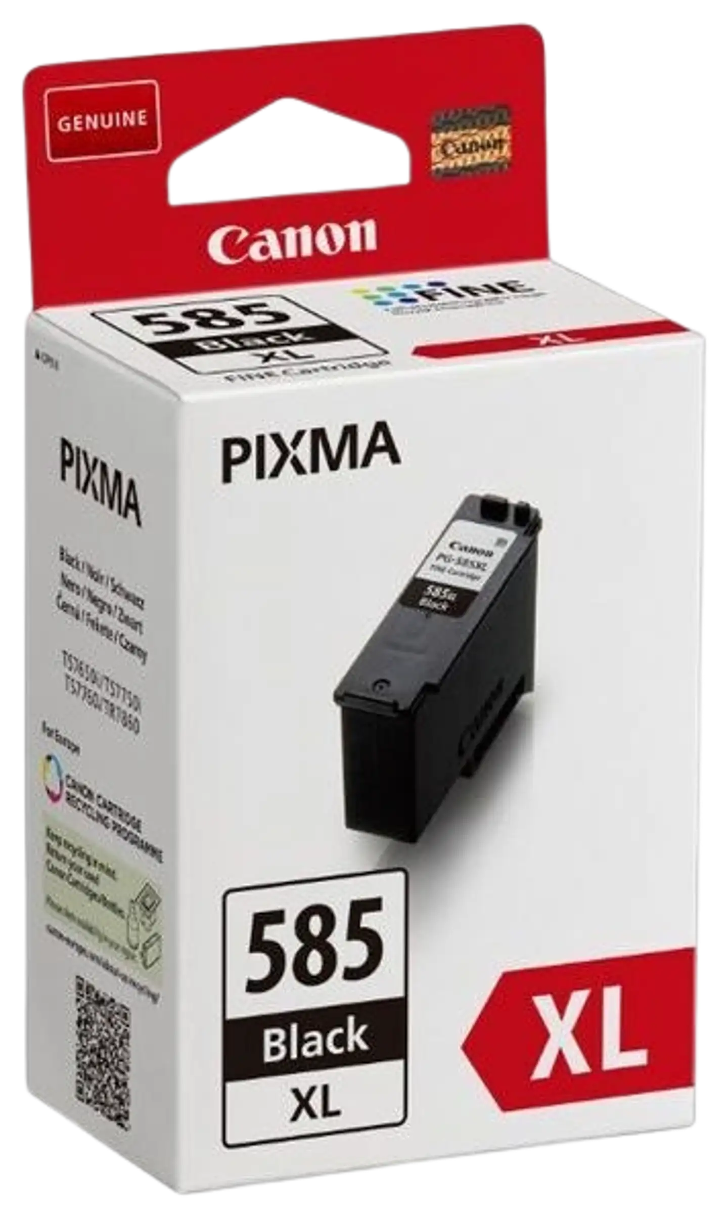 Canon Mustepatruuna pg-585xl musta