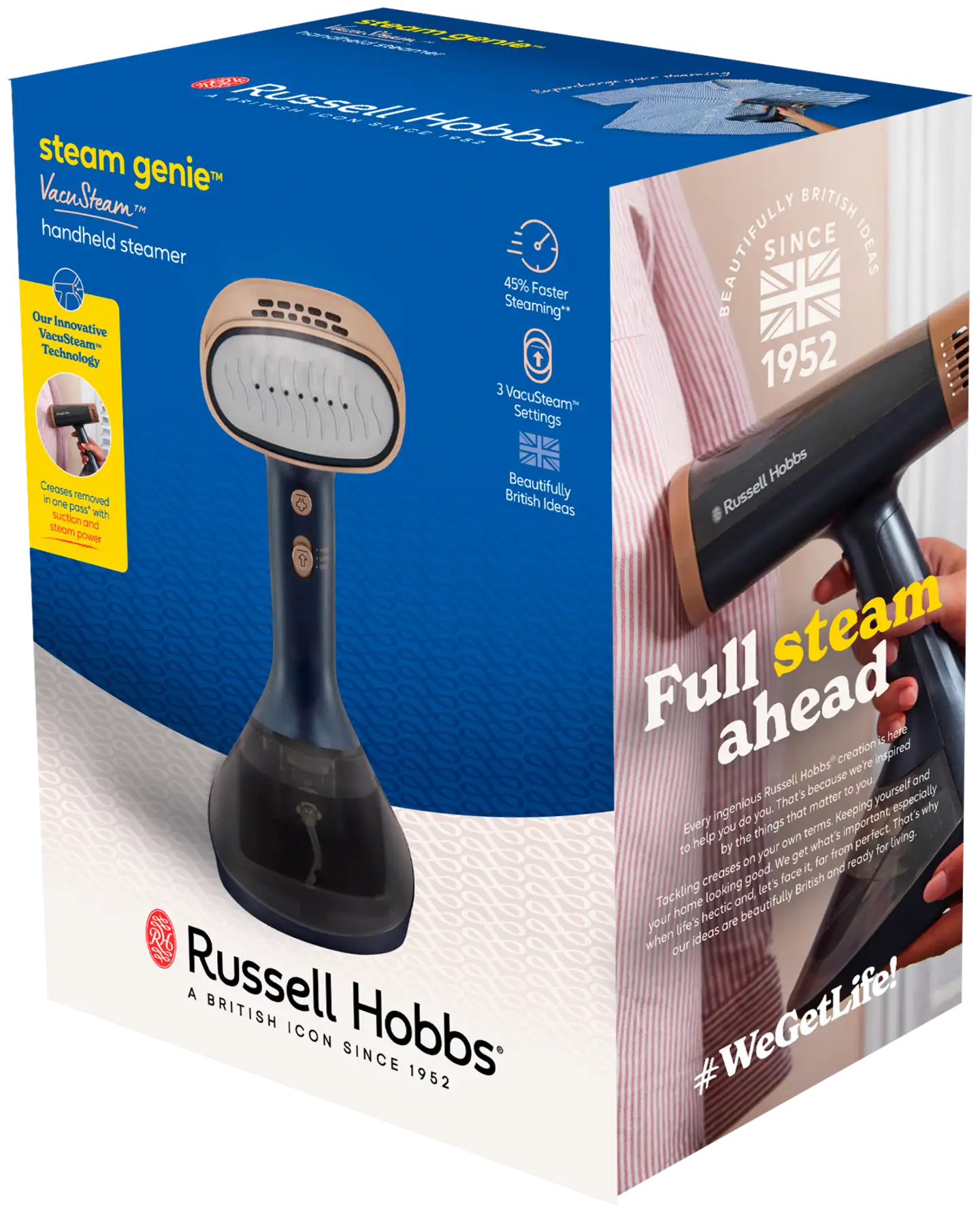 Russell Hobbs vaatehöyrystin Steam Genie VacuSteam 28550-56 - 4