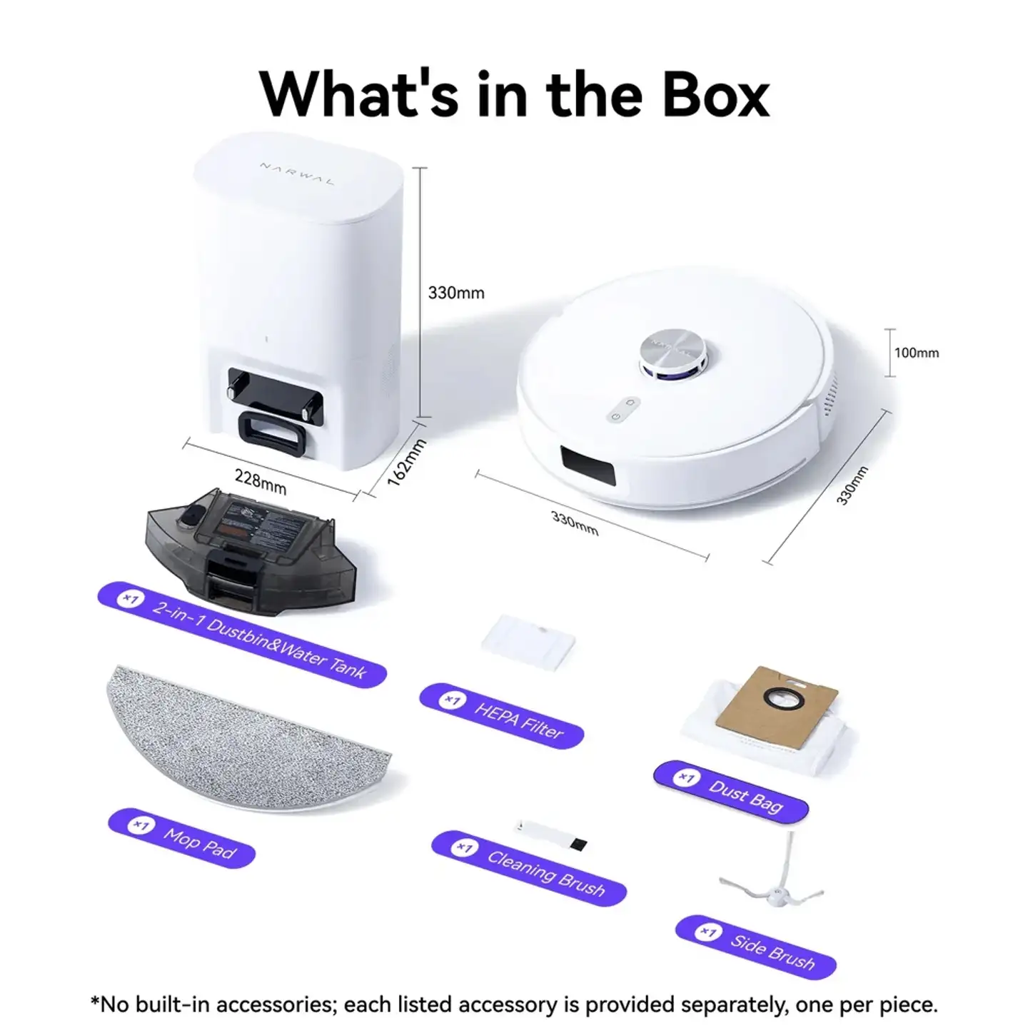 Narwal Freo S robottipölynimuri valkoinen - 4