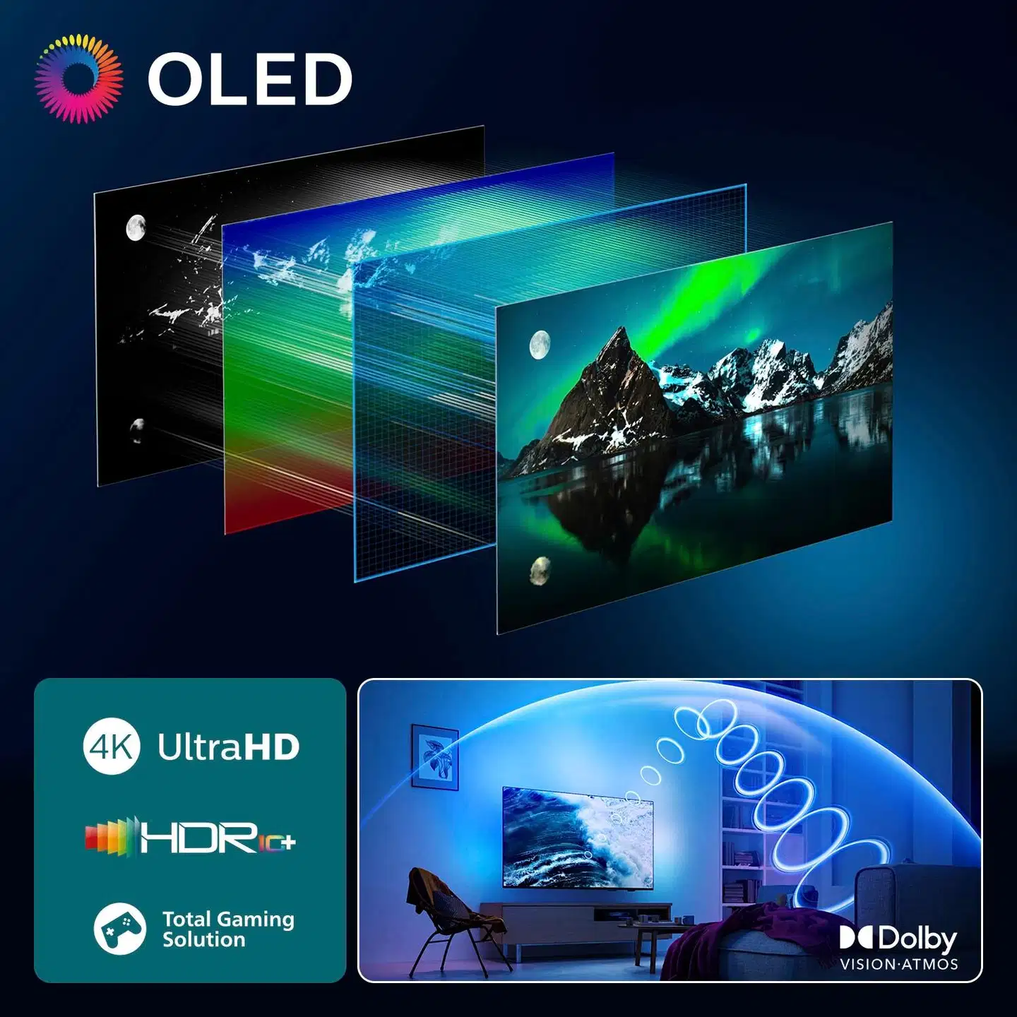 Philips 65" OLED810 4K Ambilight Google TV - 4