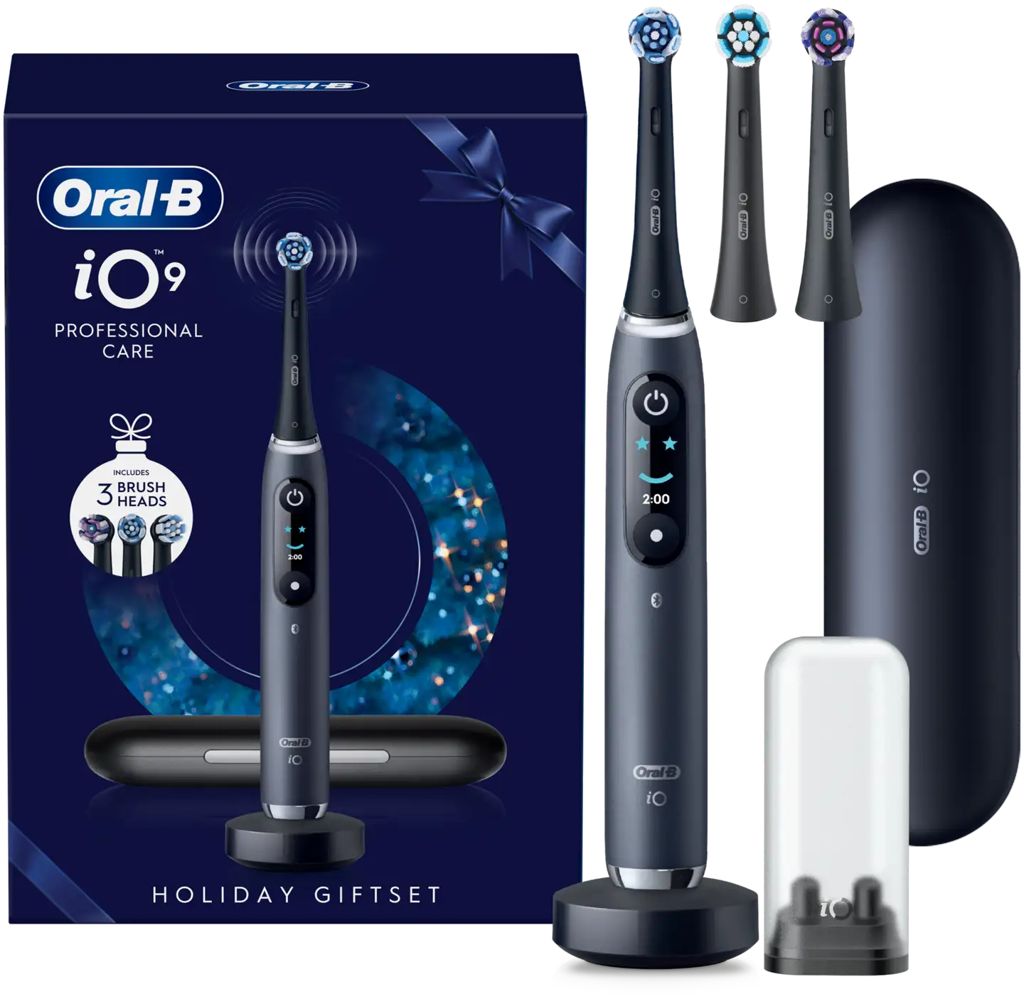 Oral-B sähköhammasharja iO9S musta lahjapakkaus - 1