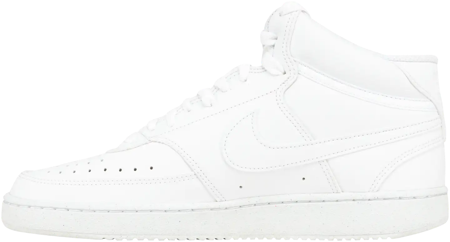 Nike miesten Mid-vartinen vapaa-ajan jalkine Court Vision Mid NN - WHITE/WHITE - 3